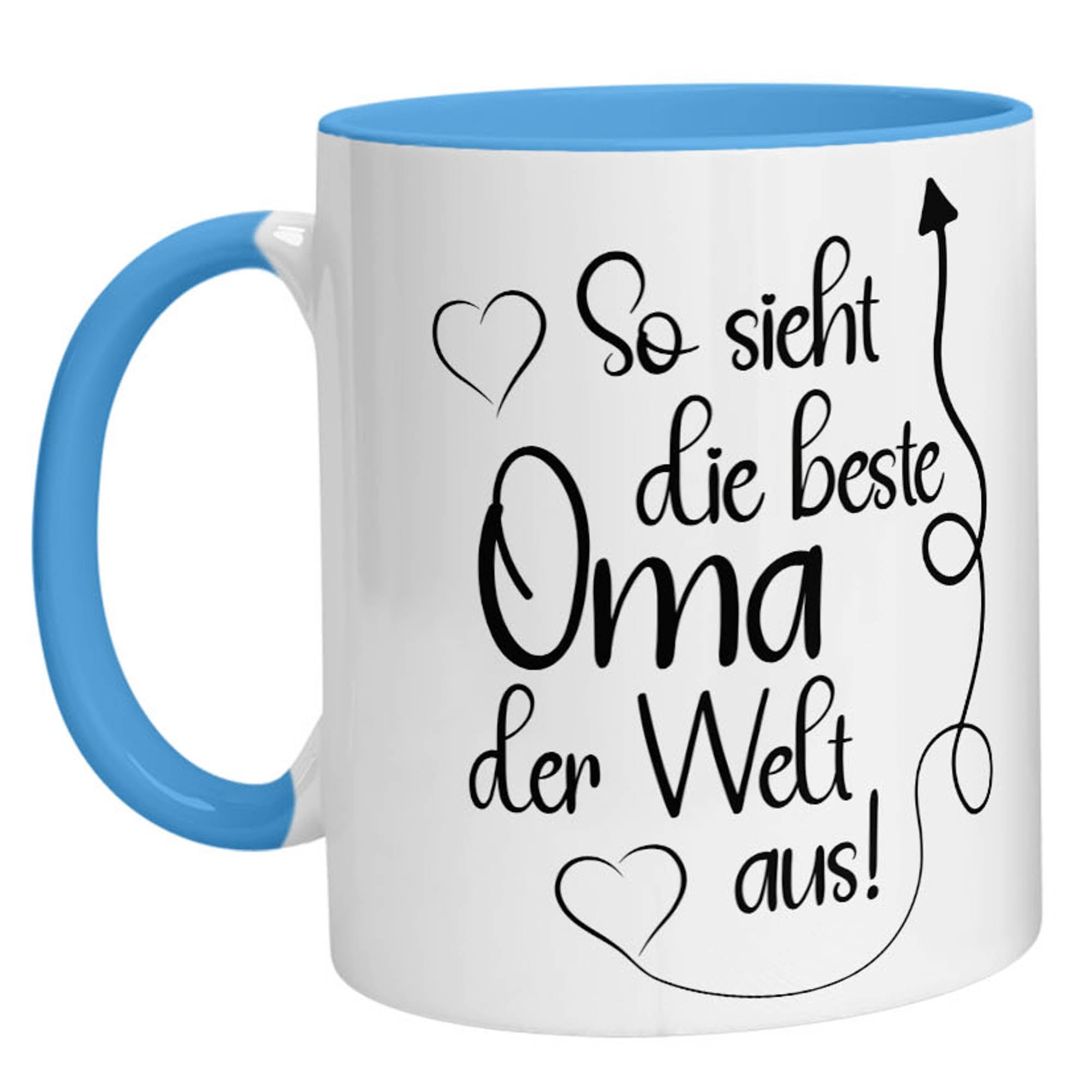 Tasse - So sieht die beste Oma der Welt aus - Zwergenstick