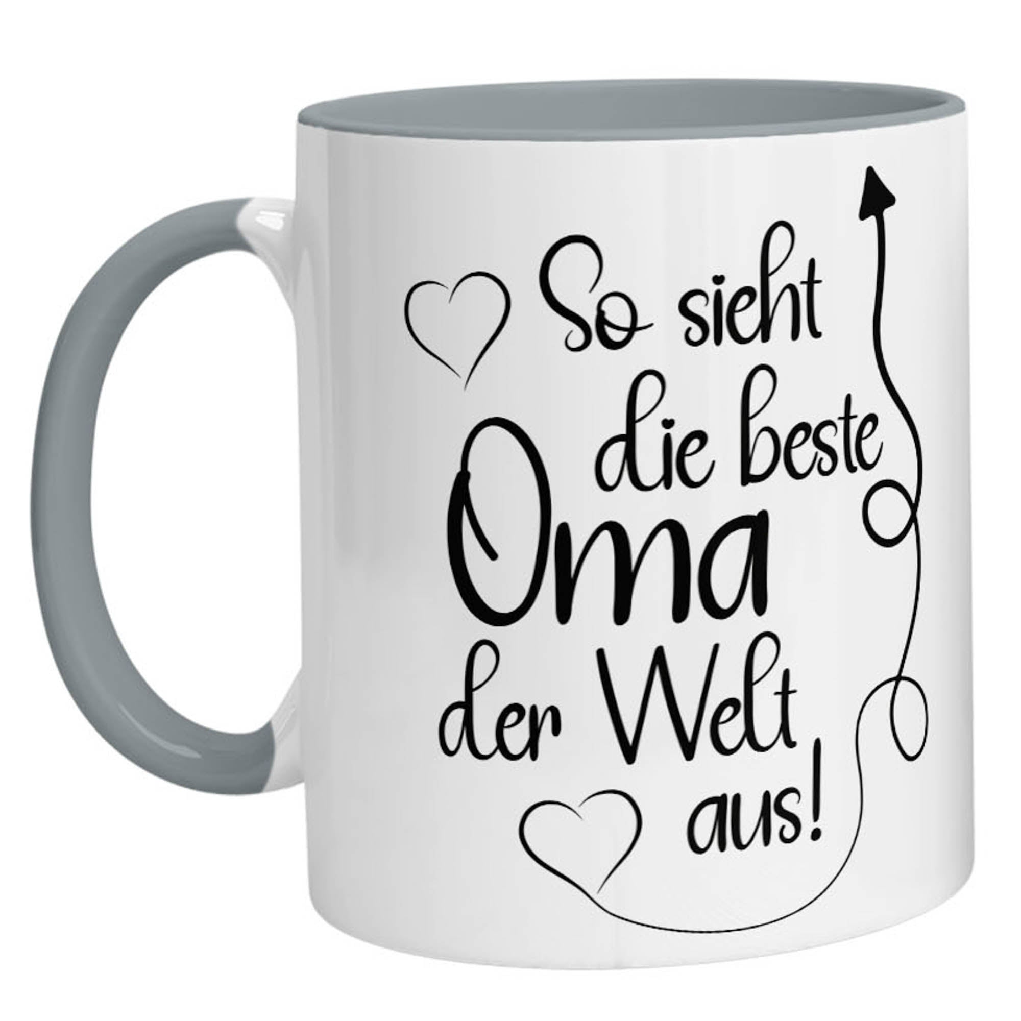 Tasse - So sieht die beste Oma der Welt aus - Zwergenstick