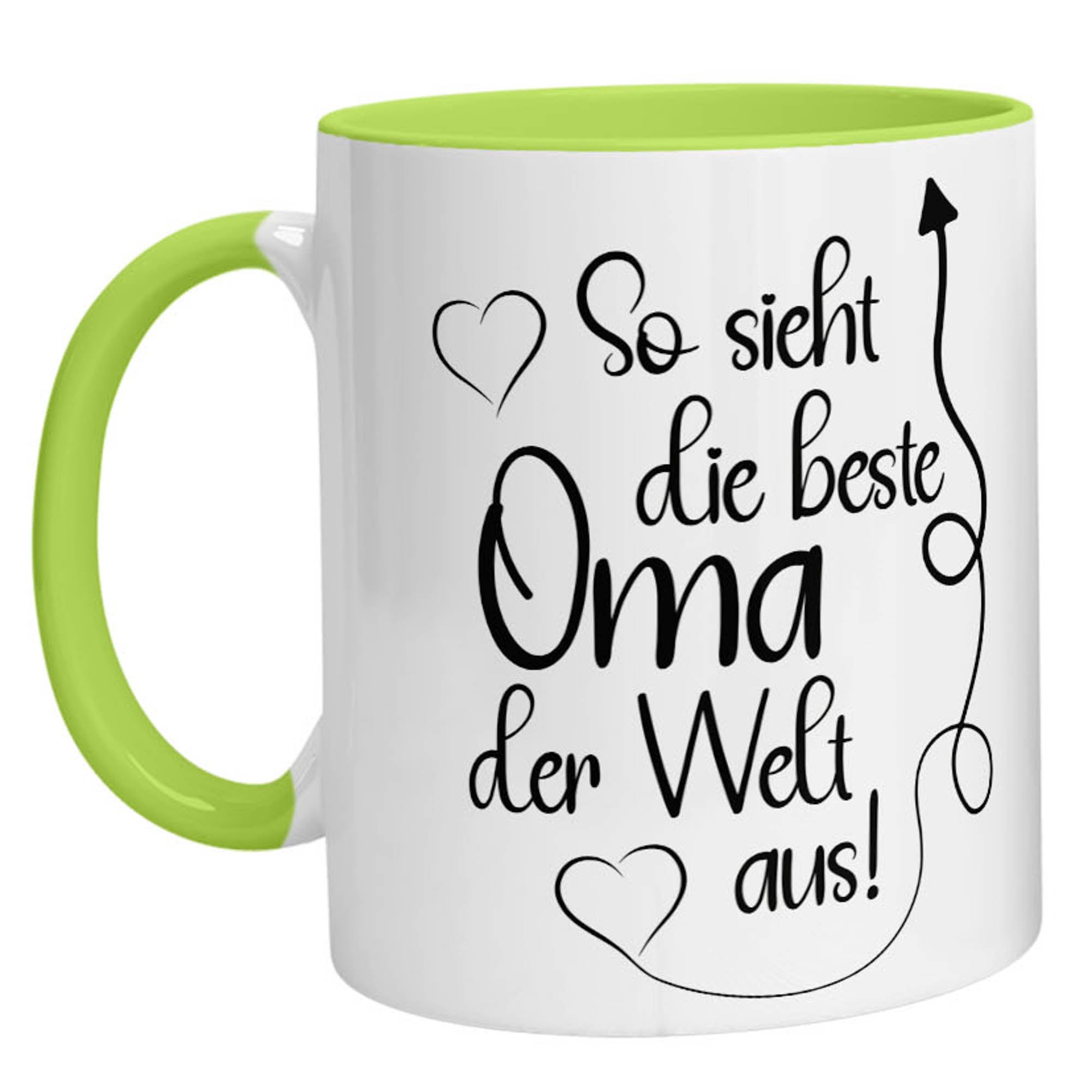 Tasse - So sieht die beste Oma der Welt aus - Zwergenstick