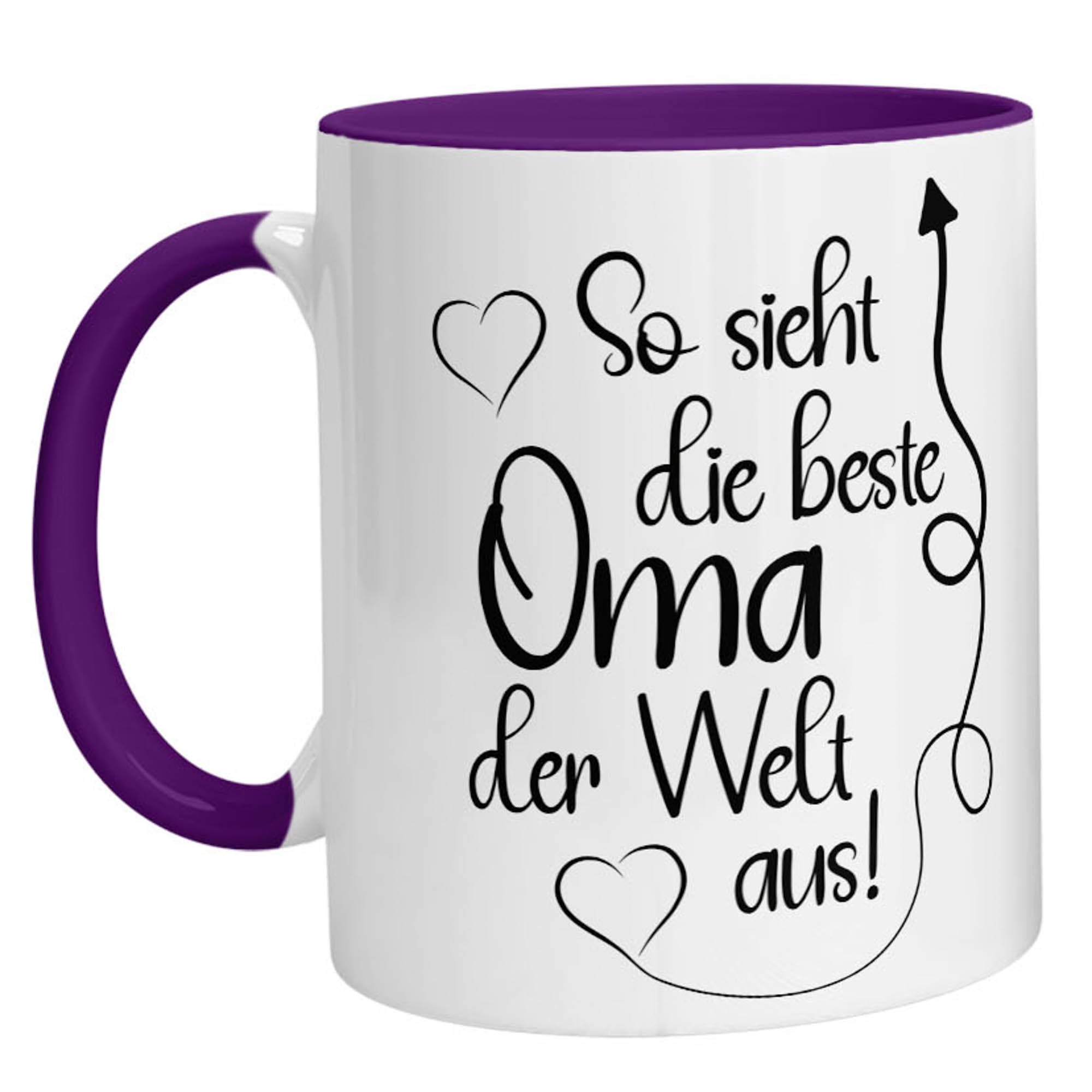 Tasse - So sieht die beste Oma der Welt aus - Zwergenstick