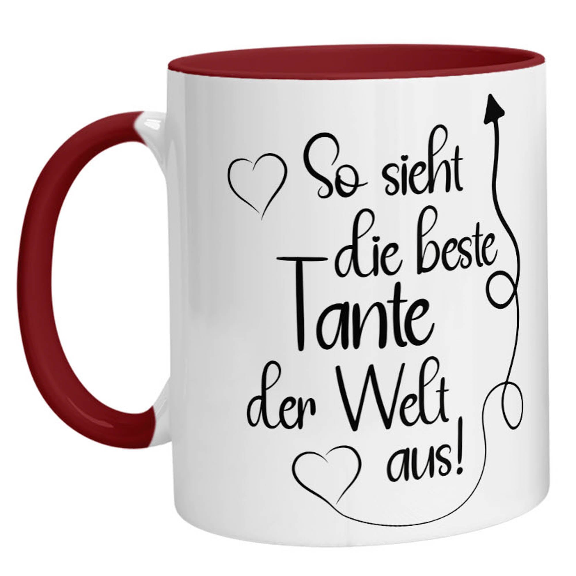 Tasse - So sieht die beste Tante der Welt aus - Zwergenstick