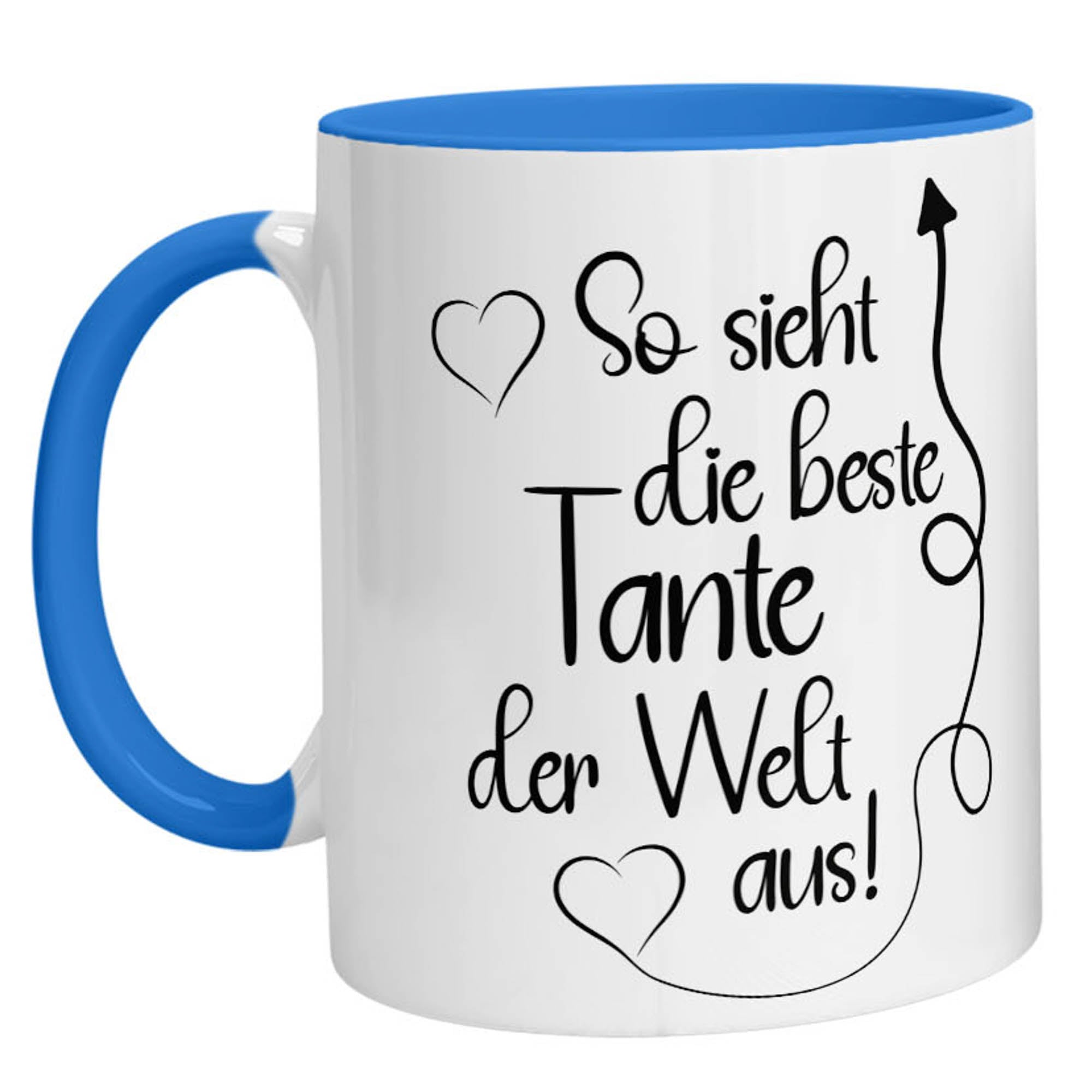 Tasse - So sieht die beste Tante der Welt aus - Zwergenstick