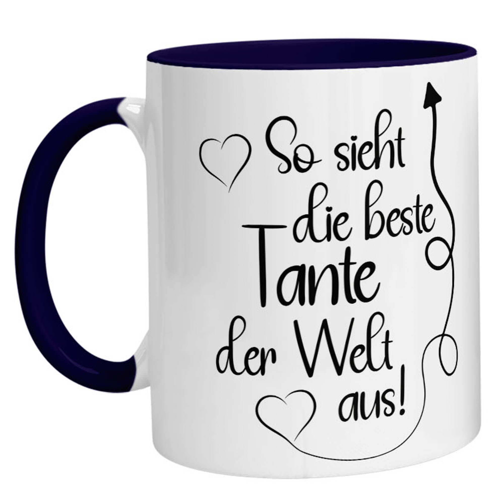 Tasse - So sieht die beste Tante der Welt aus - Zwergenstick
