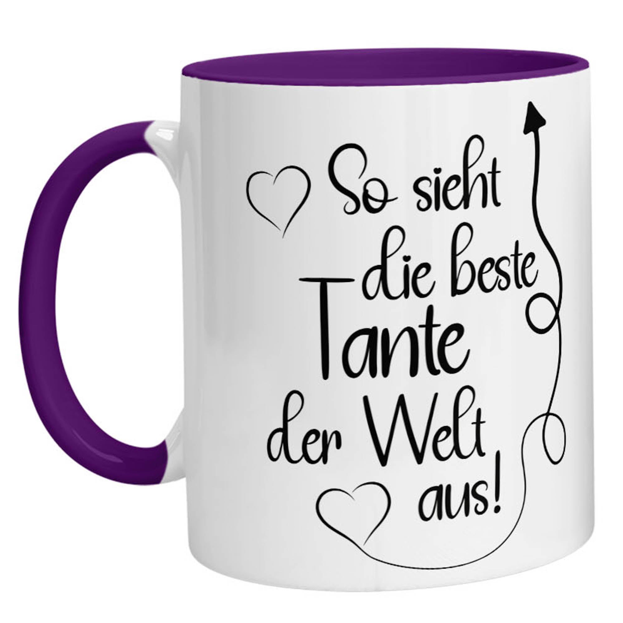 Tasse - So sieht die beste Tante der Welt aus - Zwergenstick