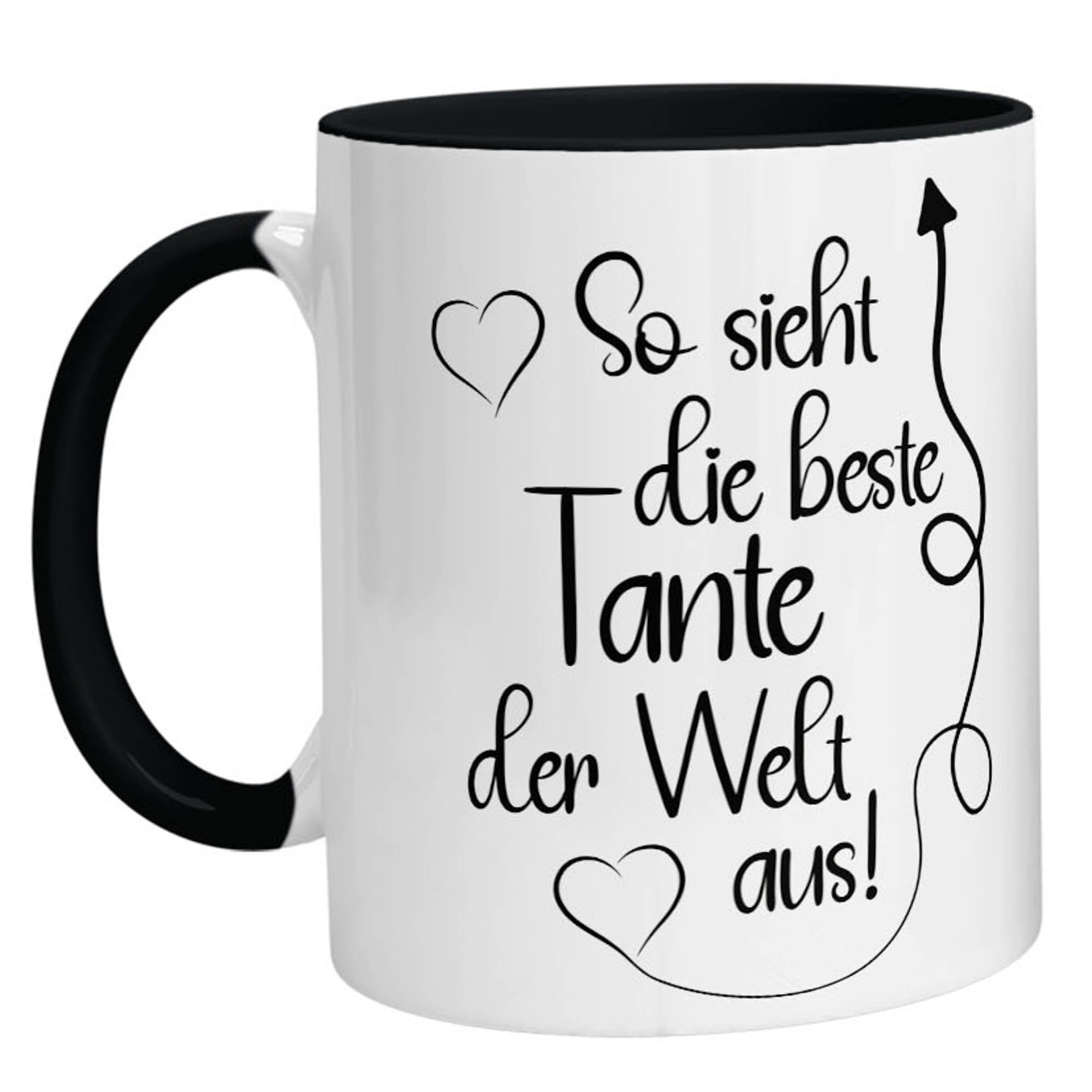 Tasse - So sieht die beste Tante der Welt aus - Zwergenstick