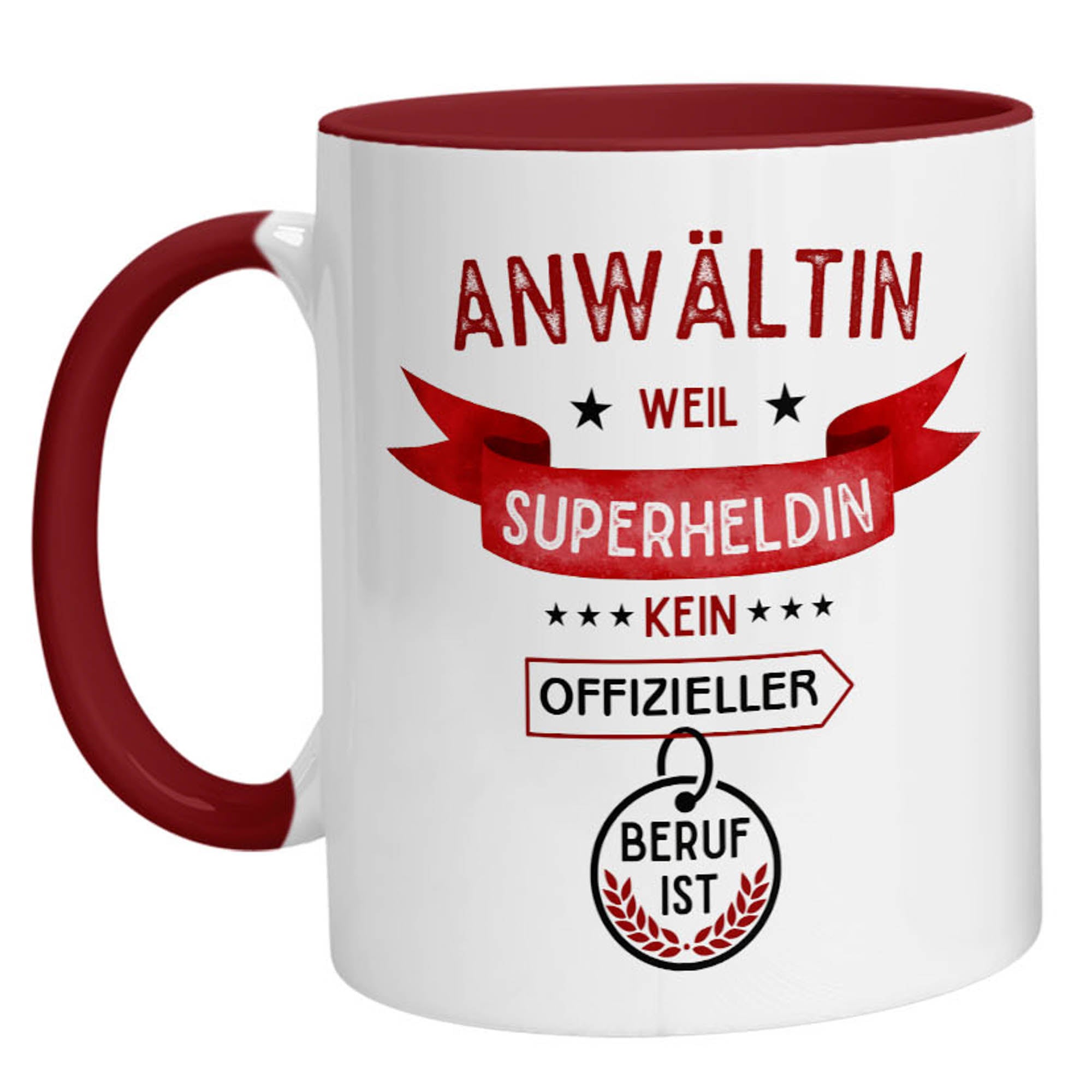 Tasse - Superheldin Anwältin - Zwergenstick