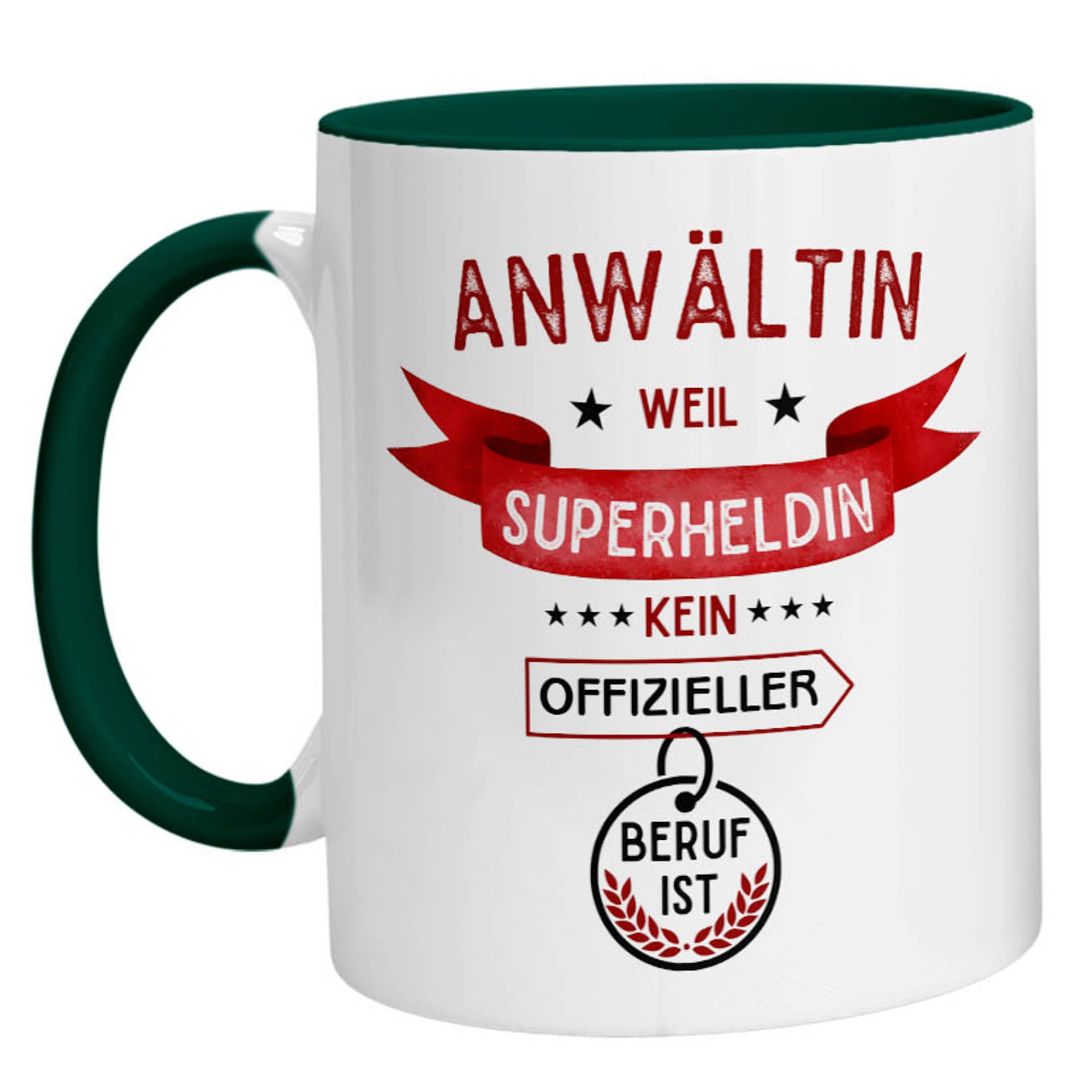 Tasse - Superheldin Anwältin - Zwergenstick