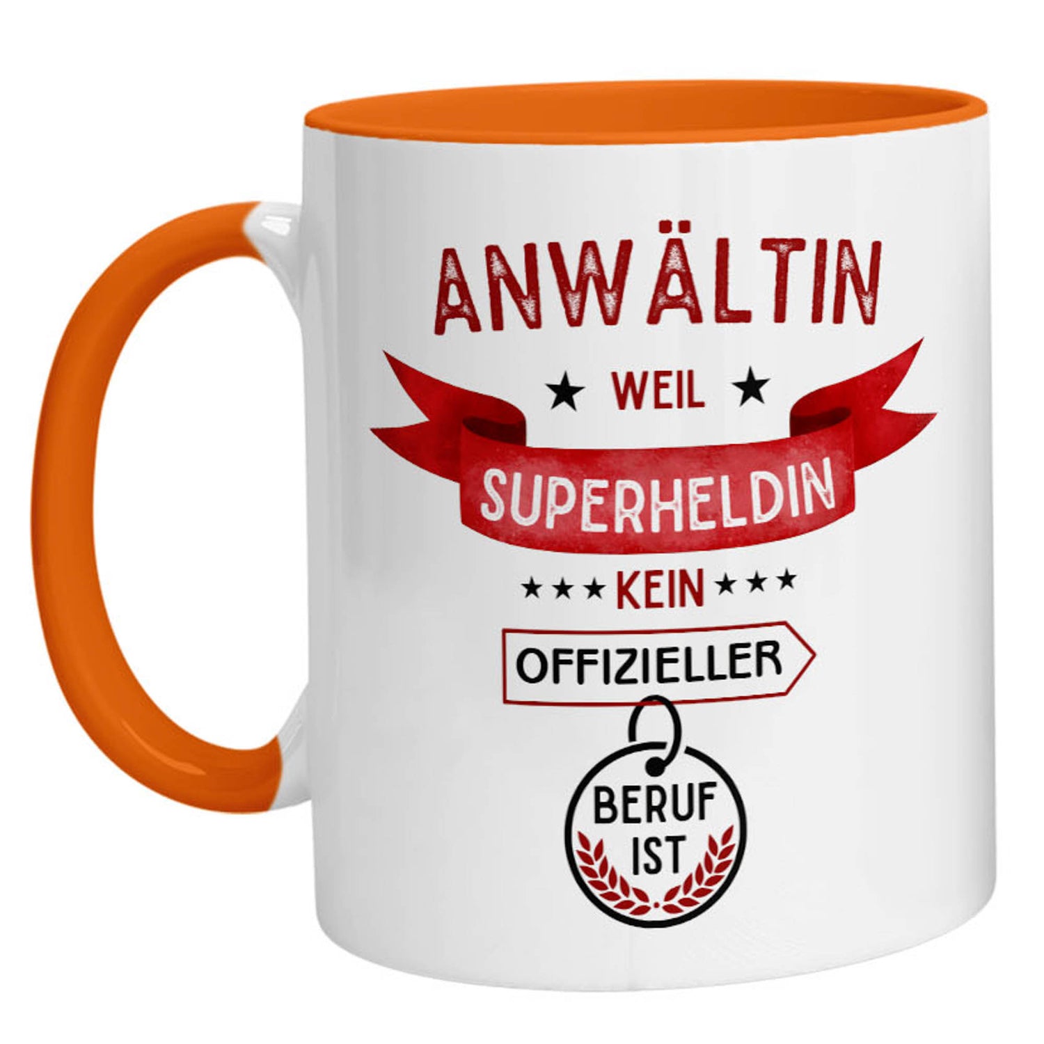 Tasse - Superheldin Anwältin - Zwergenstick