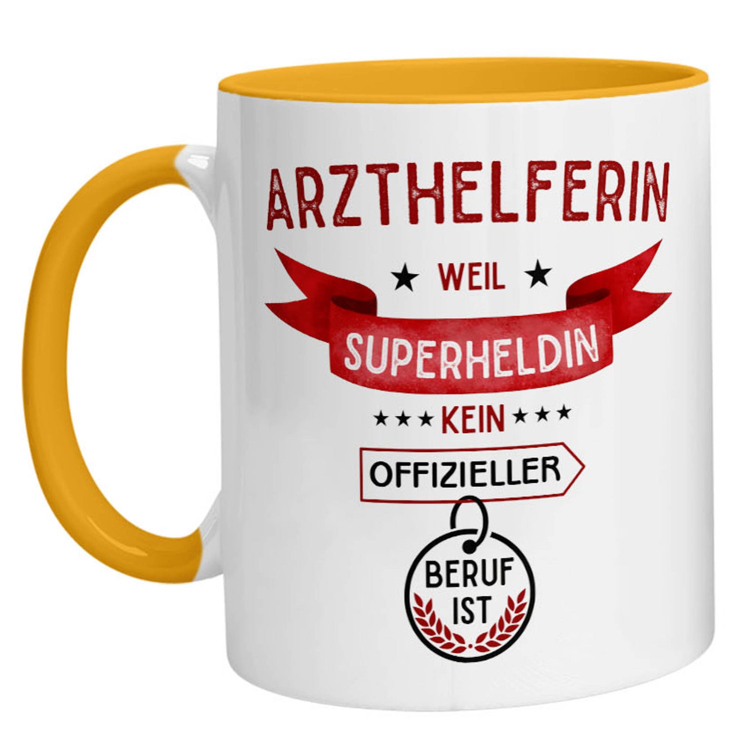 Tasse - Superheldin Arzthelferin - Zwergenstick