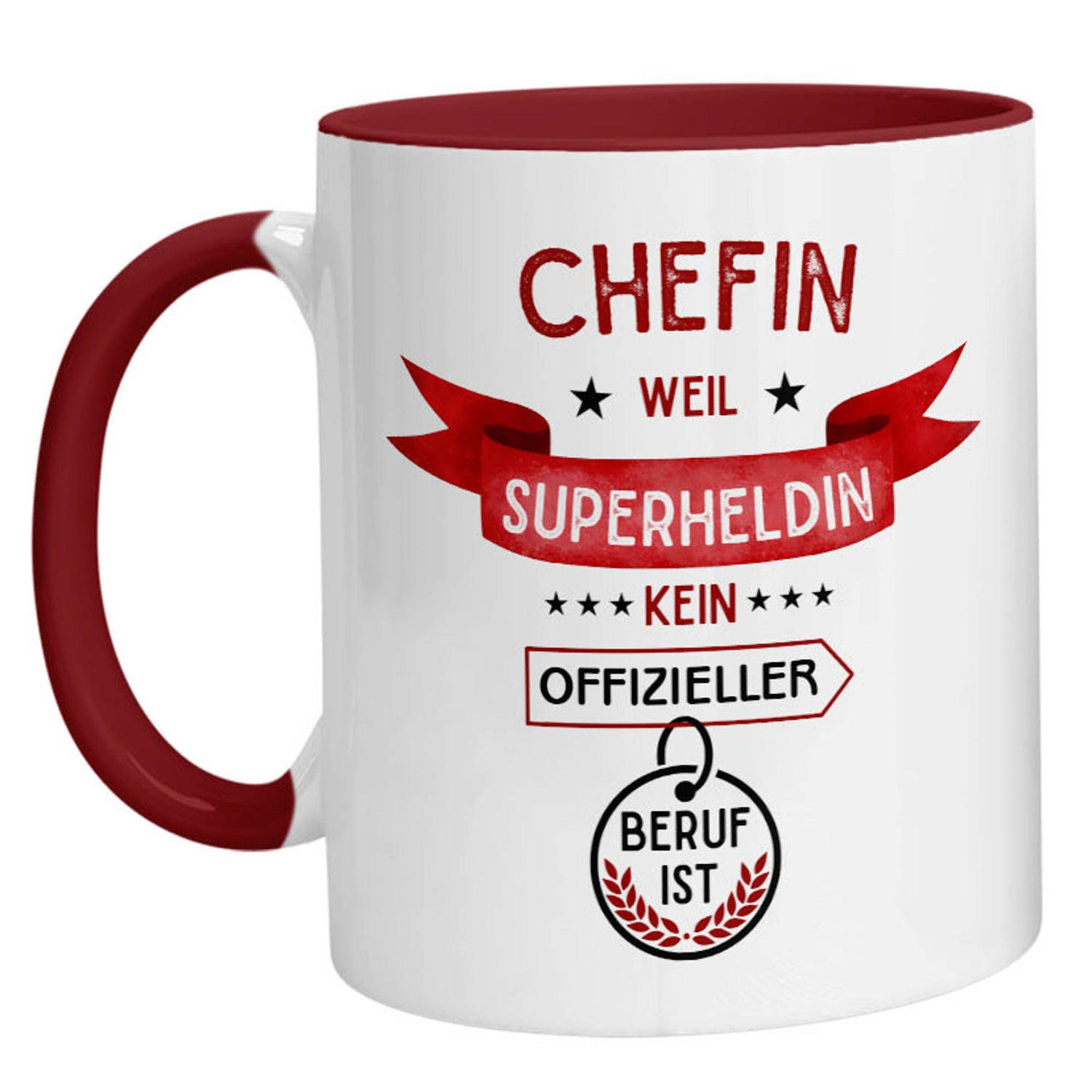 Tasse - Superheldin Chefin - Zwergenstick