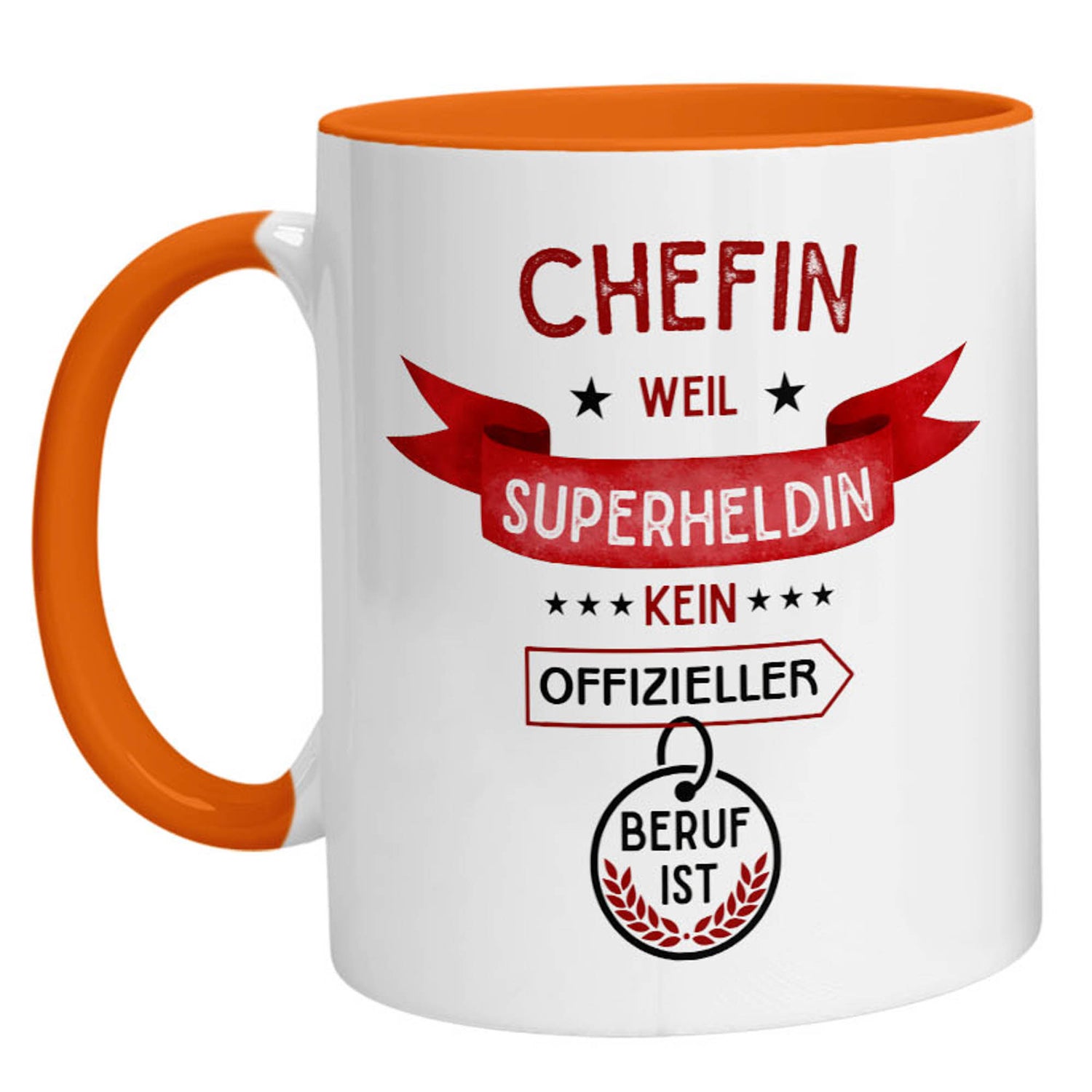 Tasse - Superheldin Chefin - Zwergenstick