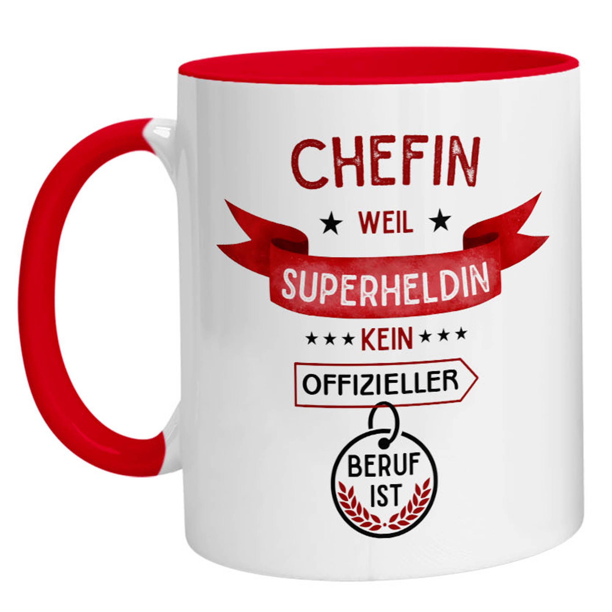 Tasse - Superheldin Chefin - Zwergenstick