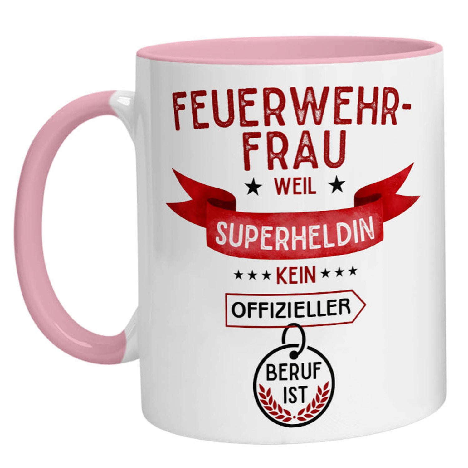 Tasse - Superheldin Feuerwehrfrau - Zwergenstick