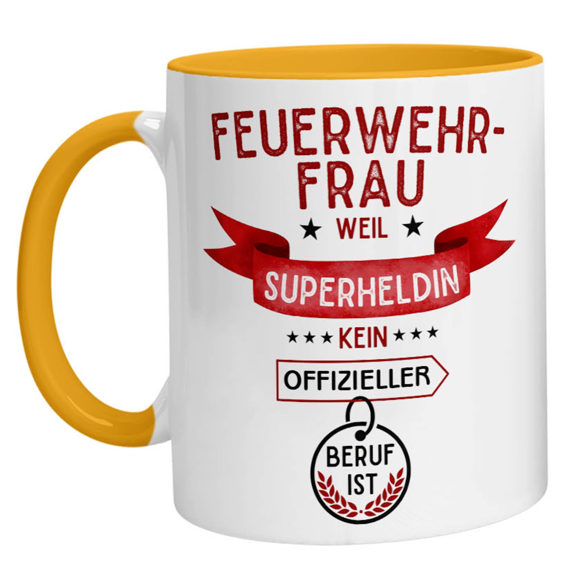 Tasse - Superheldin Feuerwehrfrau - Zwergenstick