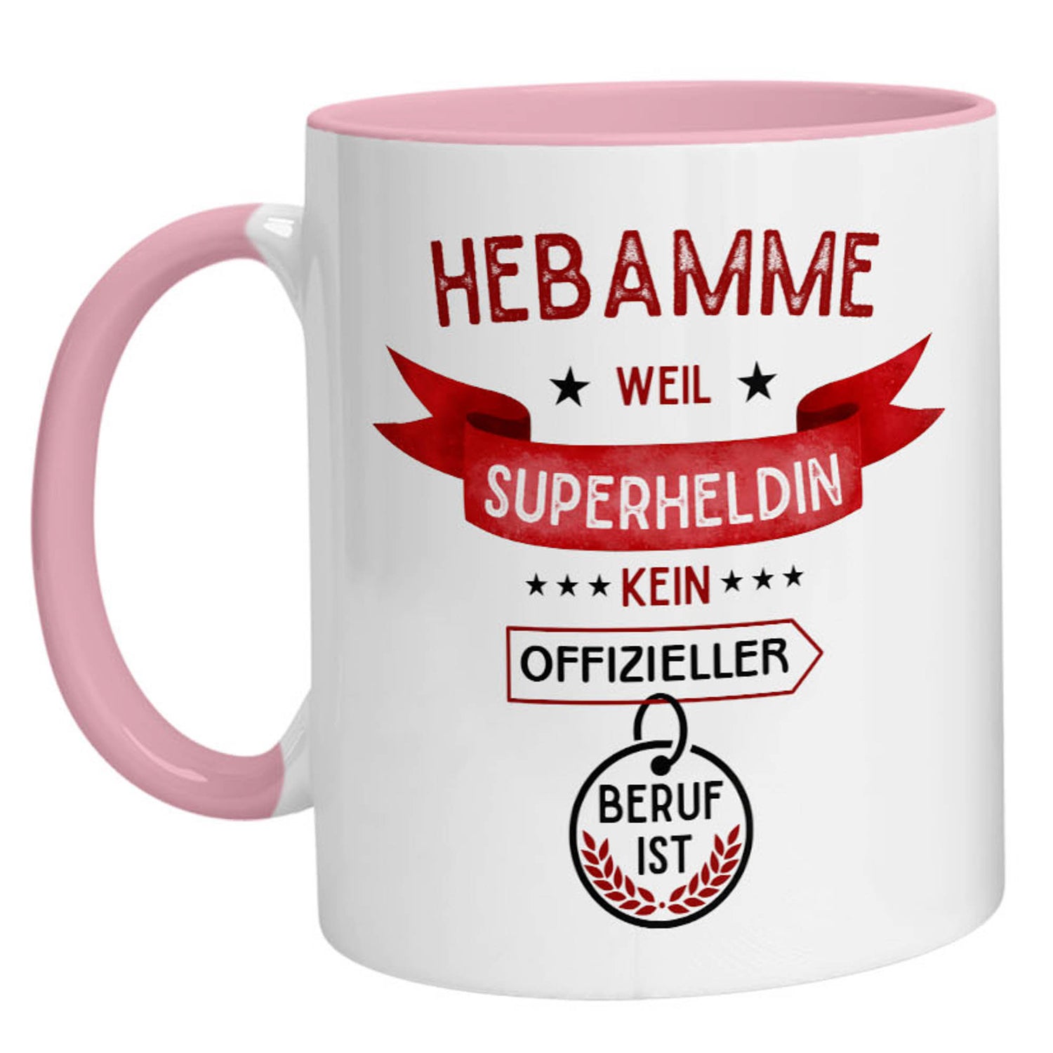 Tasse - Superheldin Hebamme - Zwergenstick