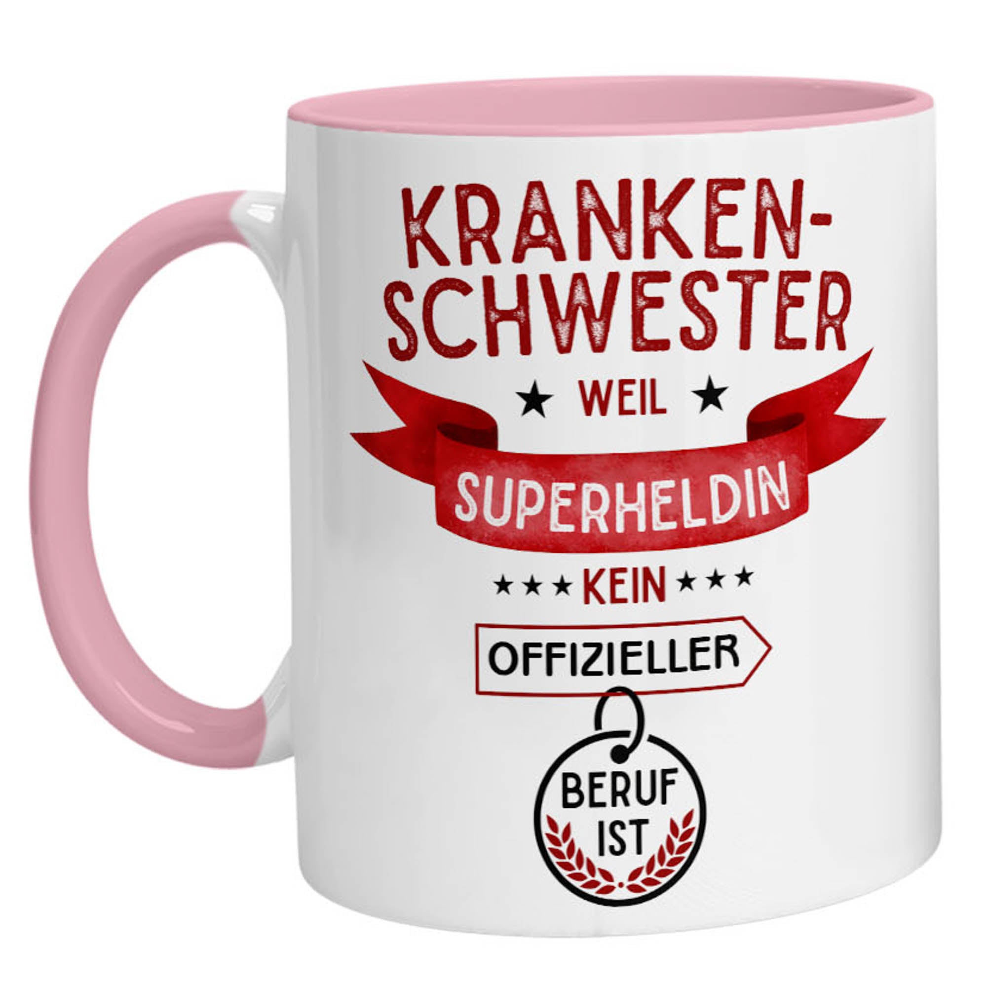 Tasse - Superheldin Krankenschwester - Zwergenstick