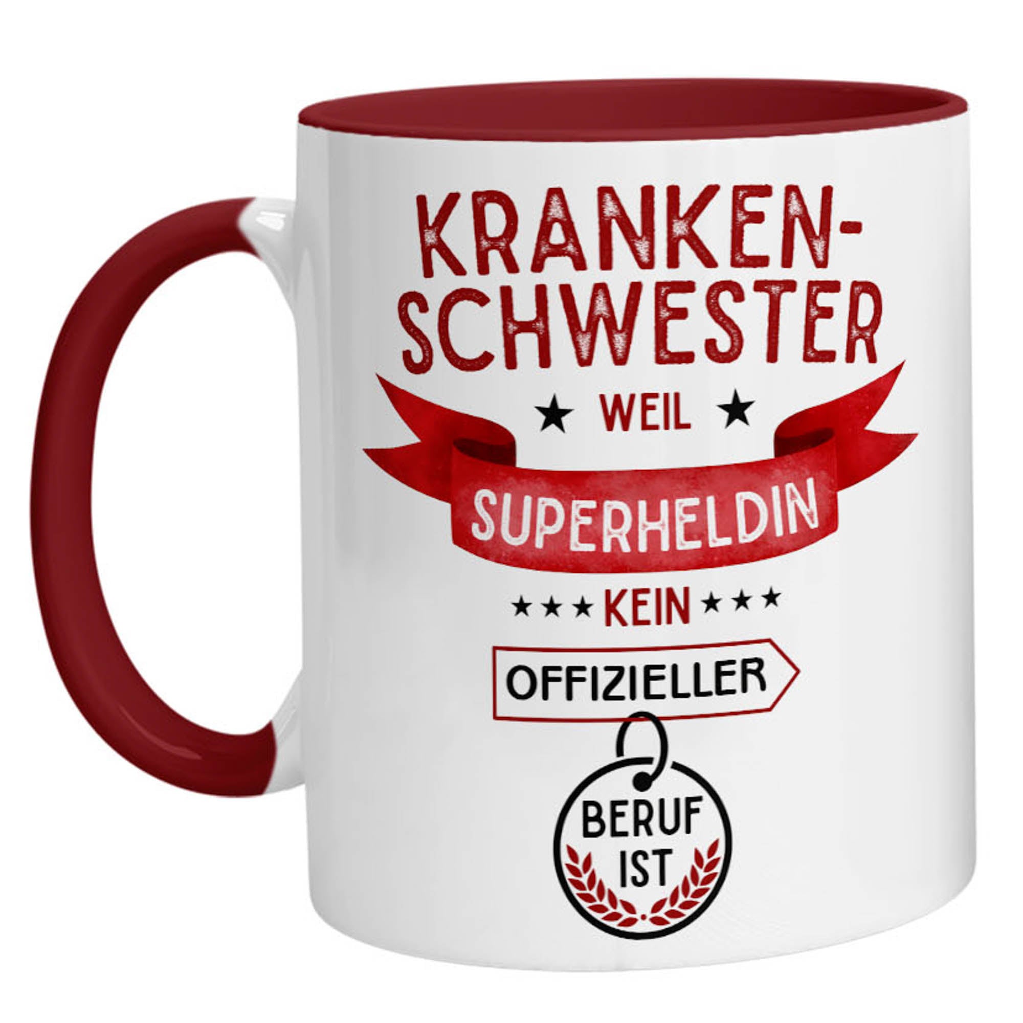 Tasse - Superheldin Krankenschwester - Zwergenstick
