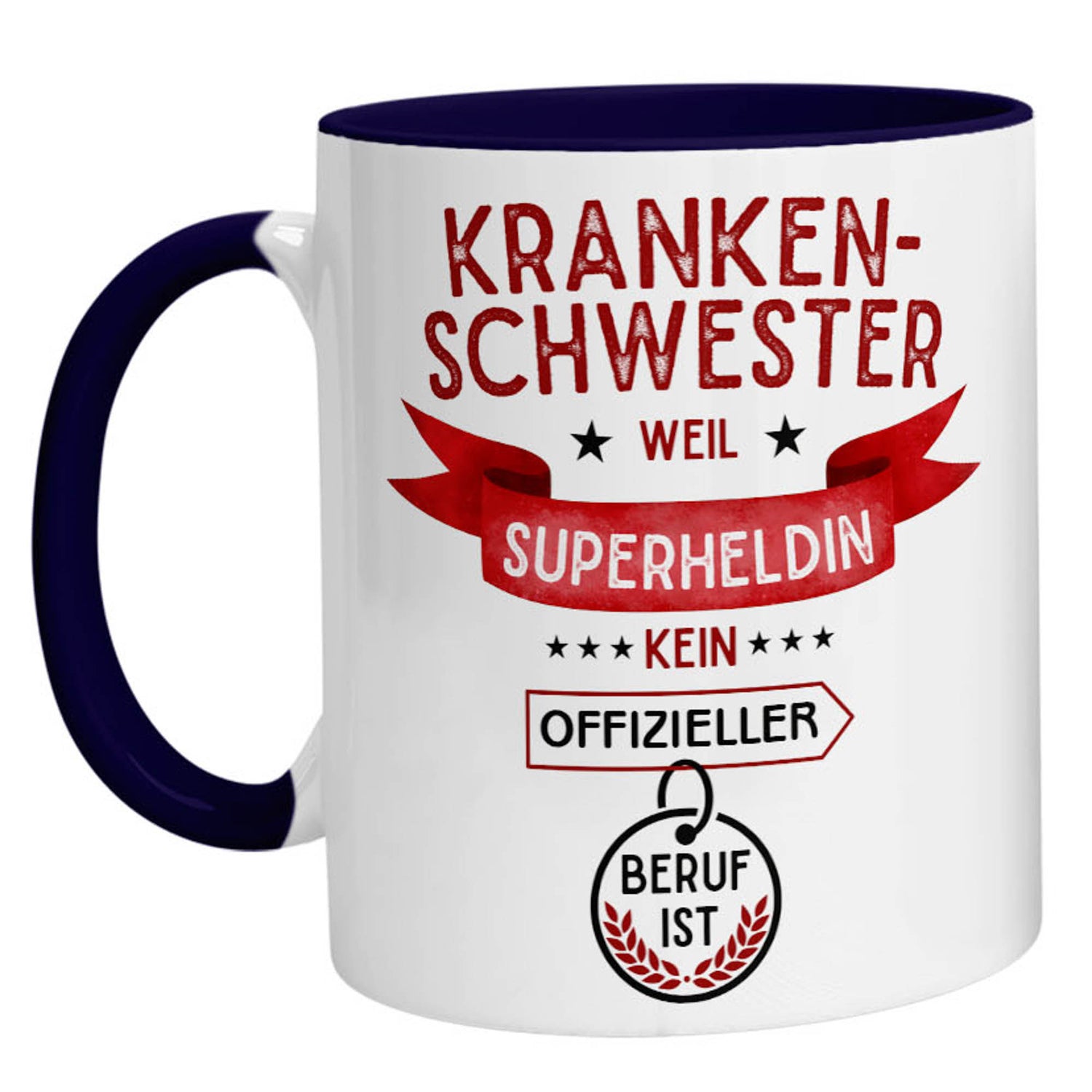 Tasse - Superheldin Krankenschwester - Zwergenstick