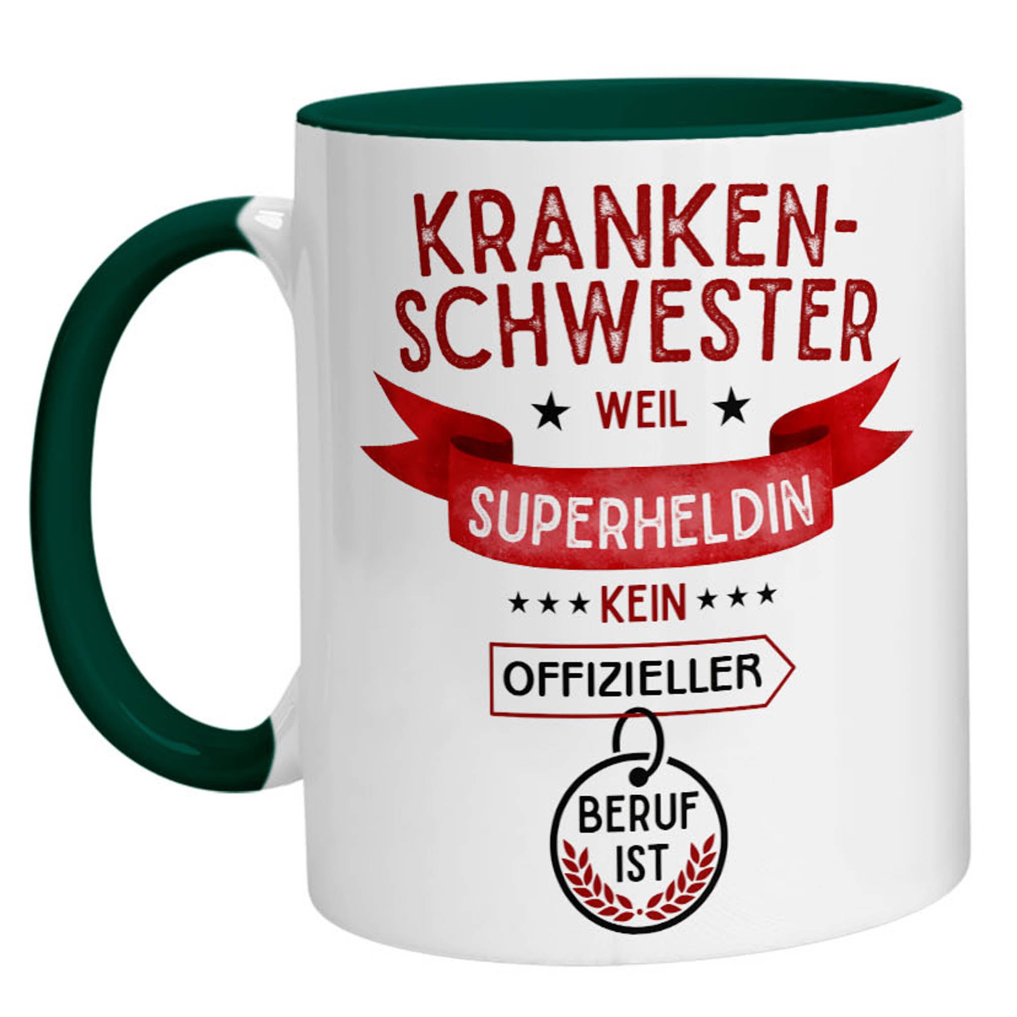 Tasse - Superheldin Krankenschwester - Zwergenstick
