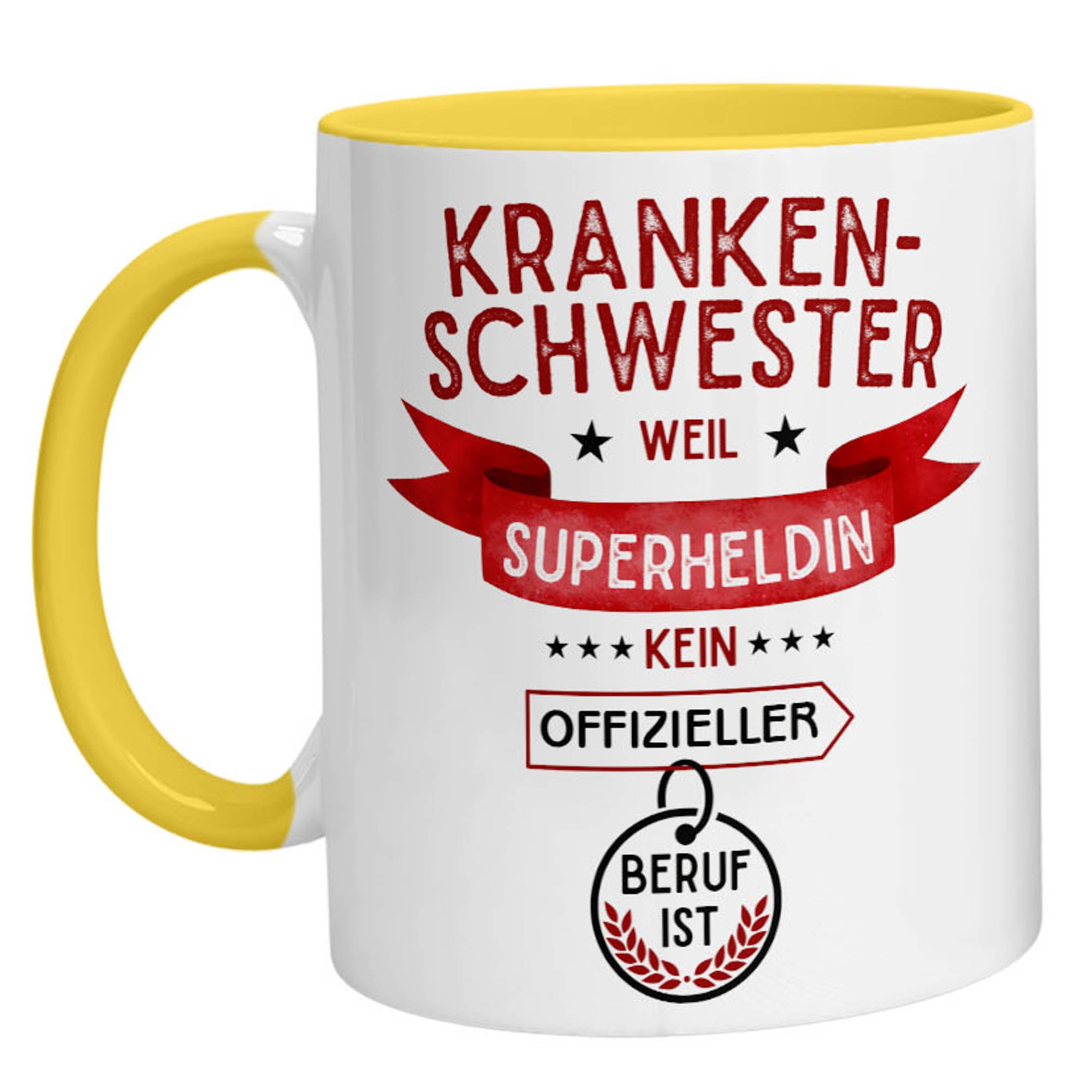 Tasse - Superheldin Krankenschwester - Zwergenstick