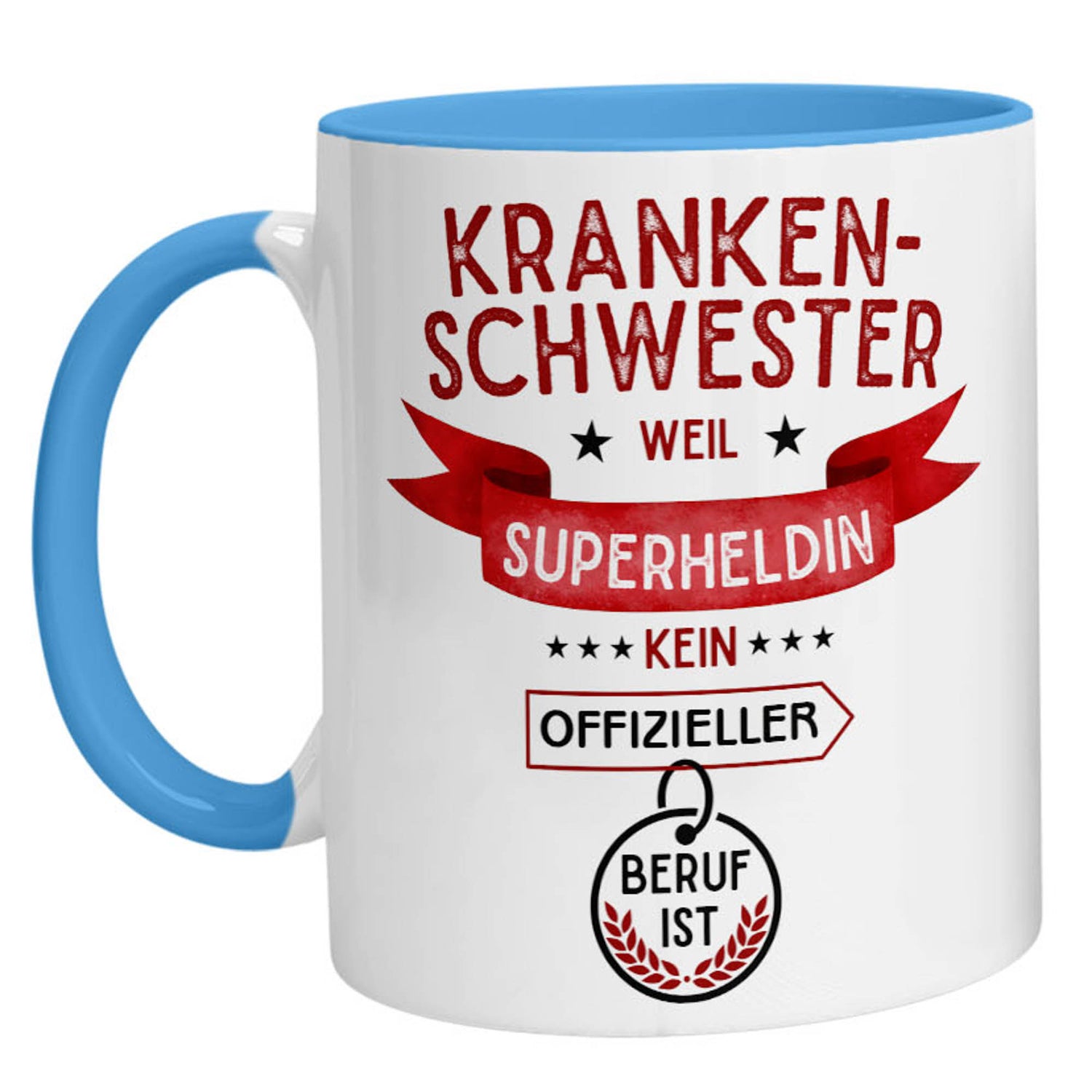 Tasse - Superheldin Krankenschwester - Zwergenstick