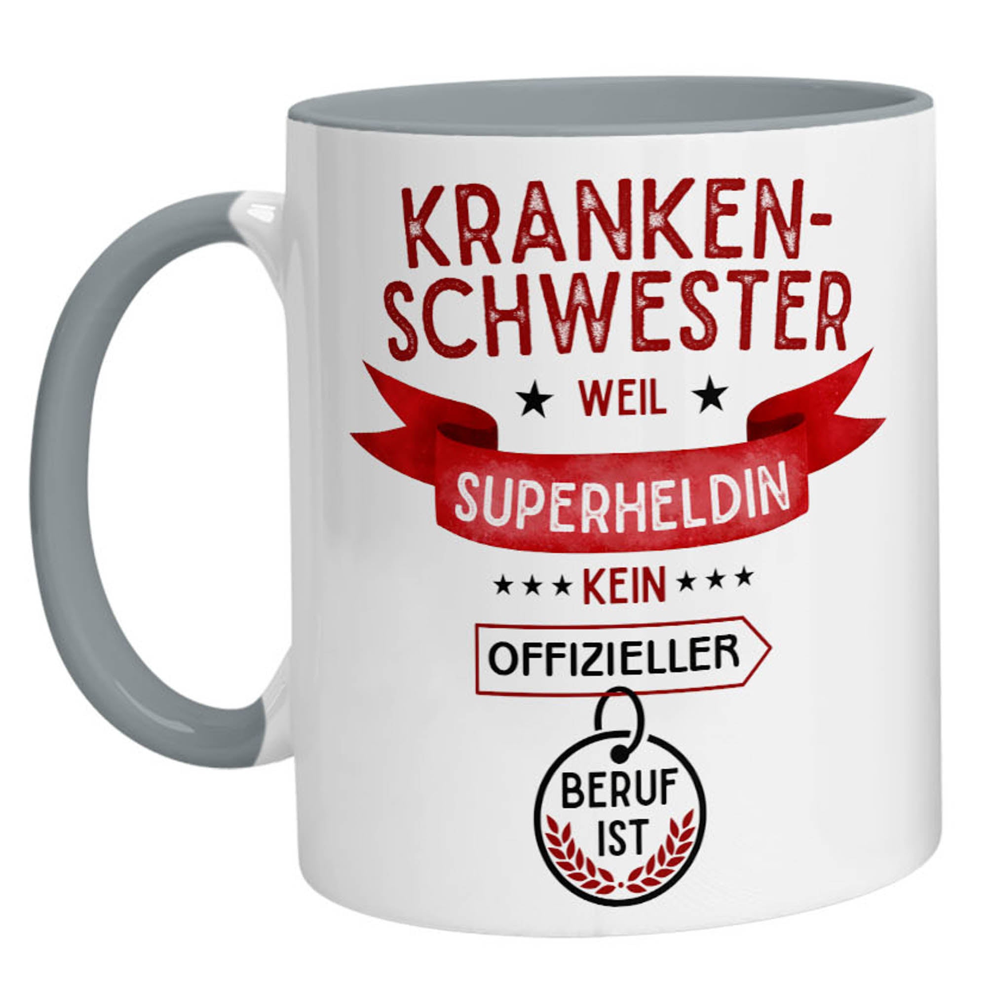 Tasse - Superheldin Krankenschwester - Zwergenstick