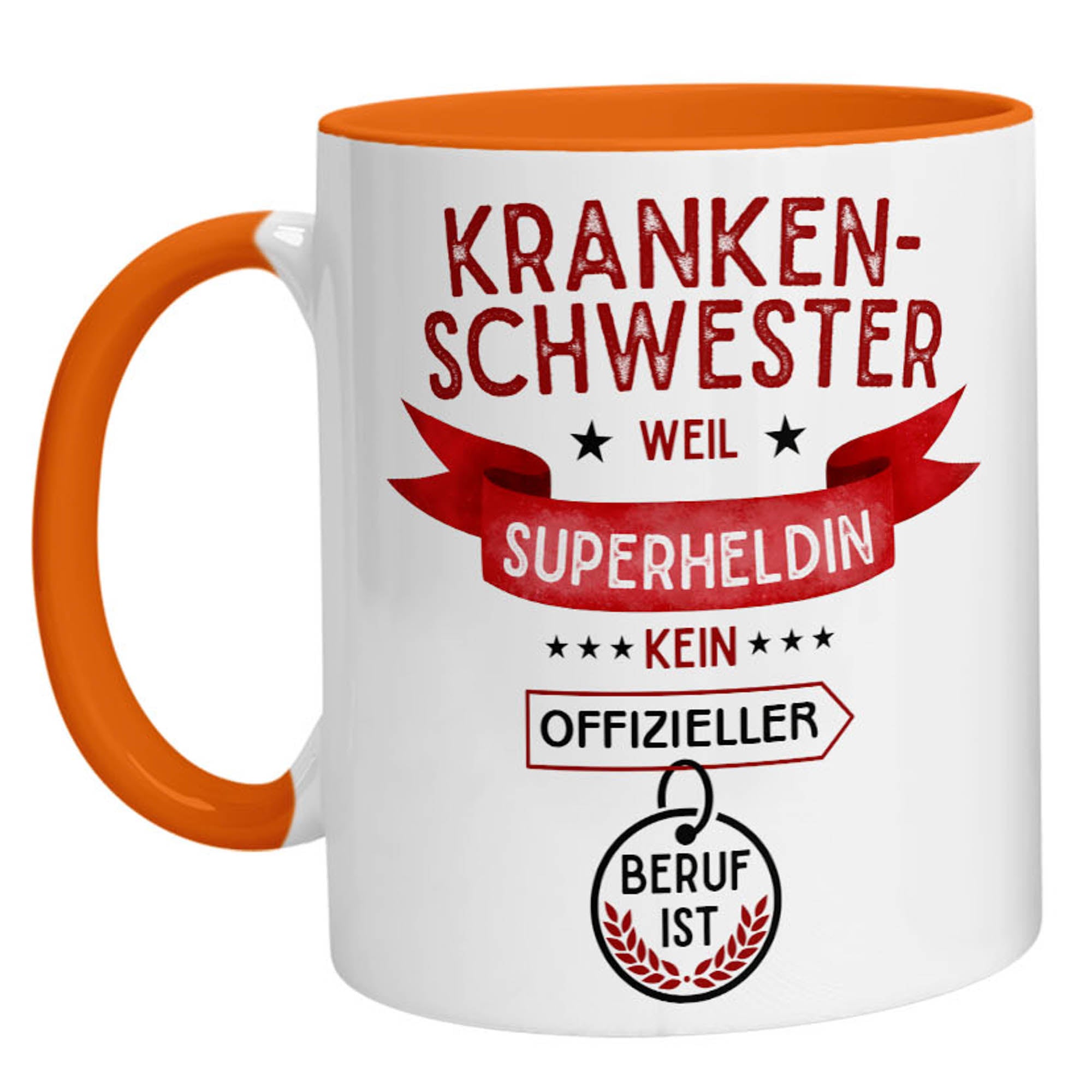 Tasse - Superheldin Krankenschwester - Zwergenstick