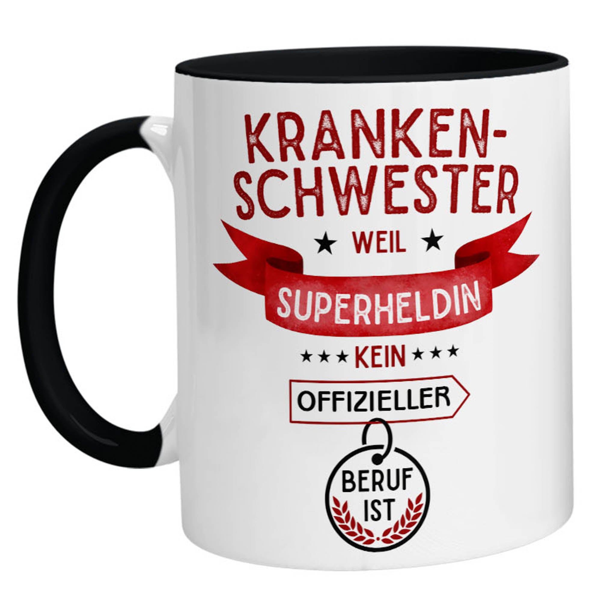 Tasse - Superheldin Krankenschwester - Zwergenstick