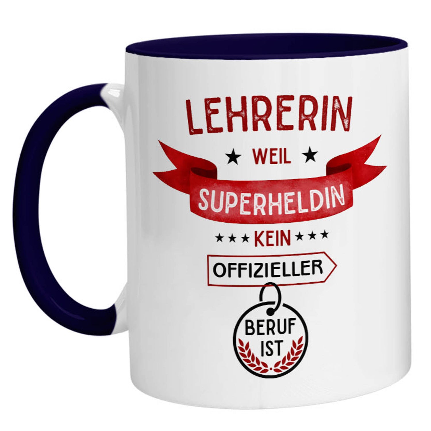 Tasse - Superheldin Lehrerin - Zwergenstick