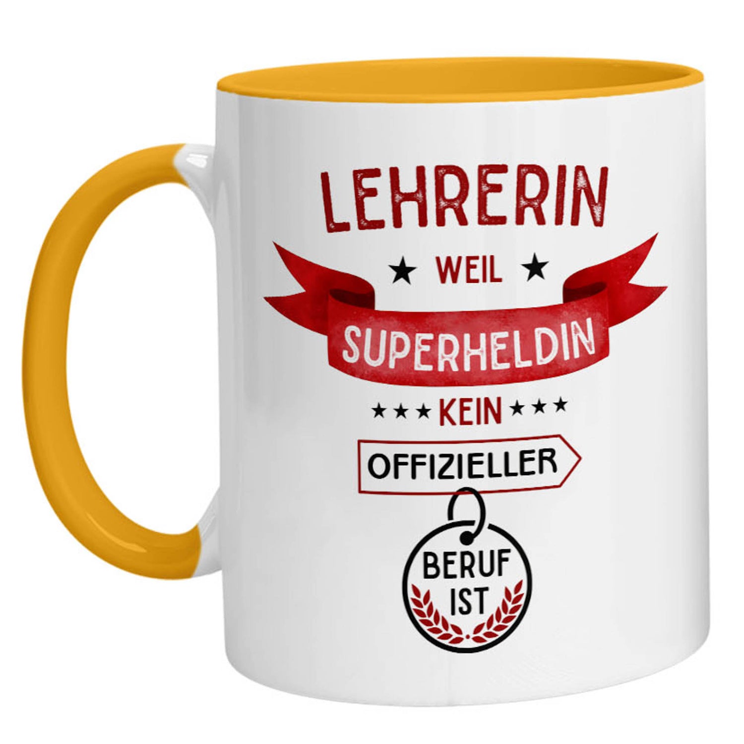 Tasse - Superheldin Lehrerin - Zwergenstick