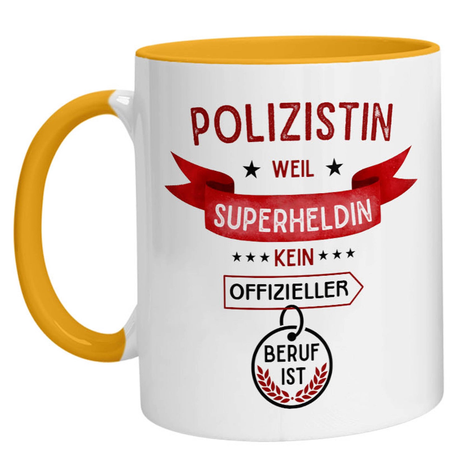 Tasse - Superheldin Polizistin - Zwergenstick