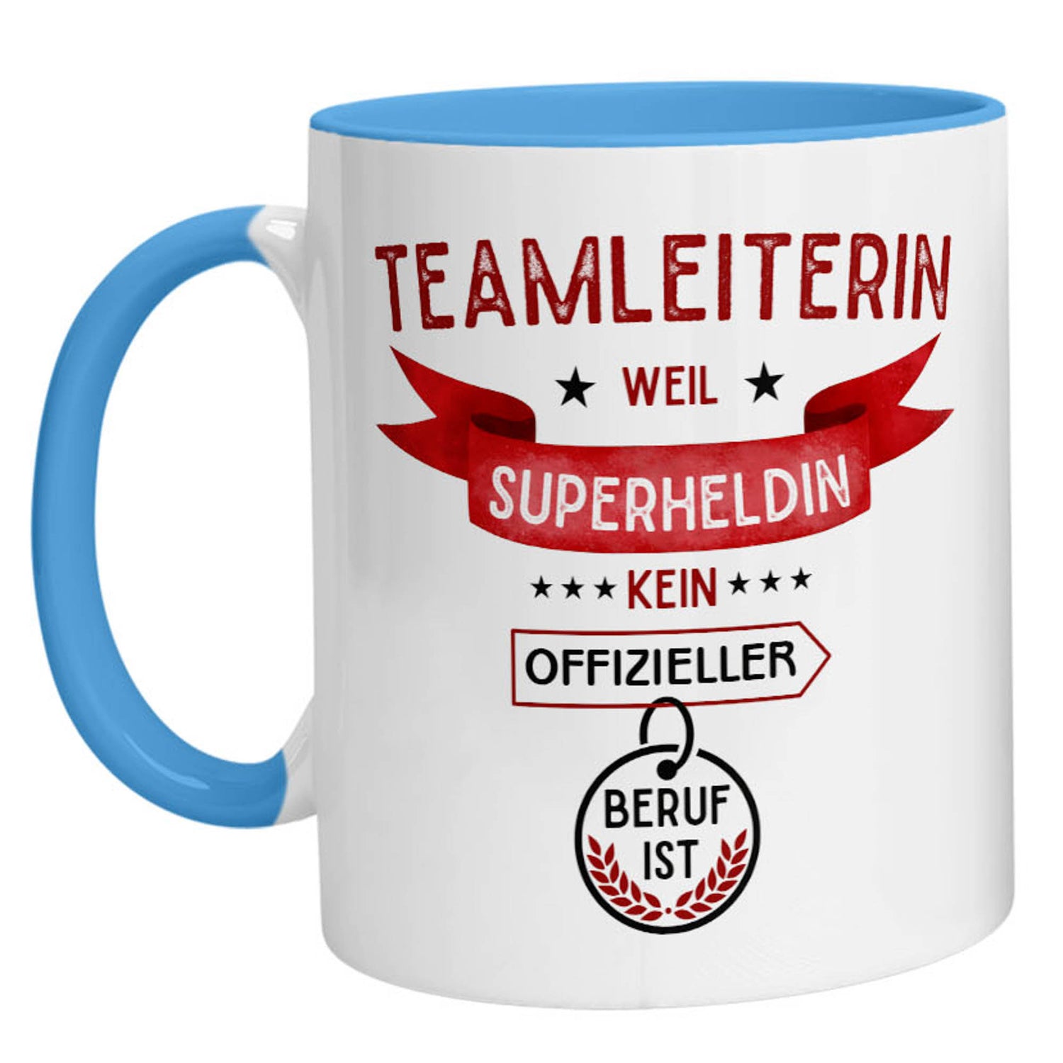 Tasse - Superheldin Teamleiterin - Zwergenstick