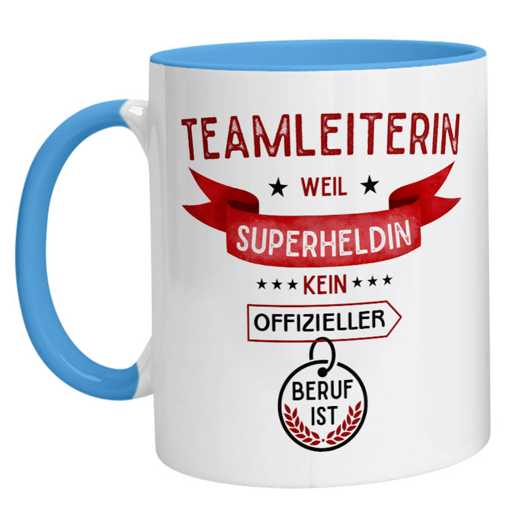 Tasse - Superheldin Teamleiterin - Zwergenstick