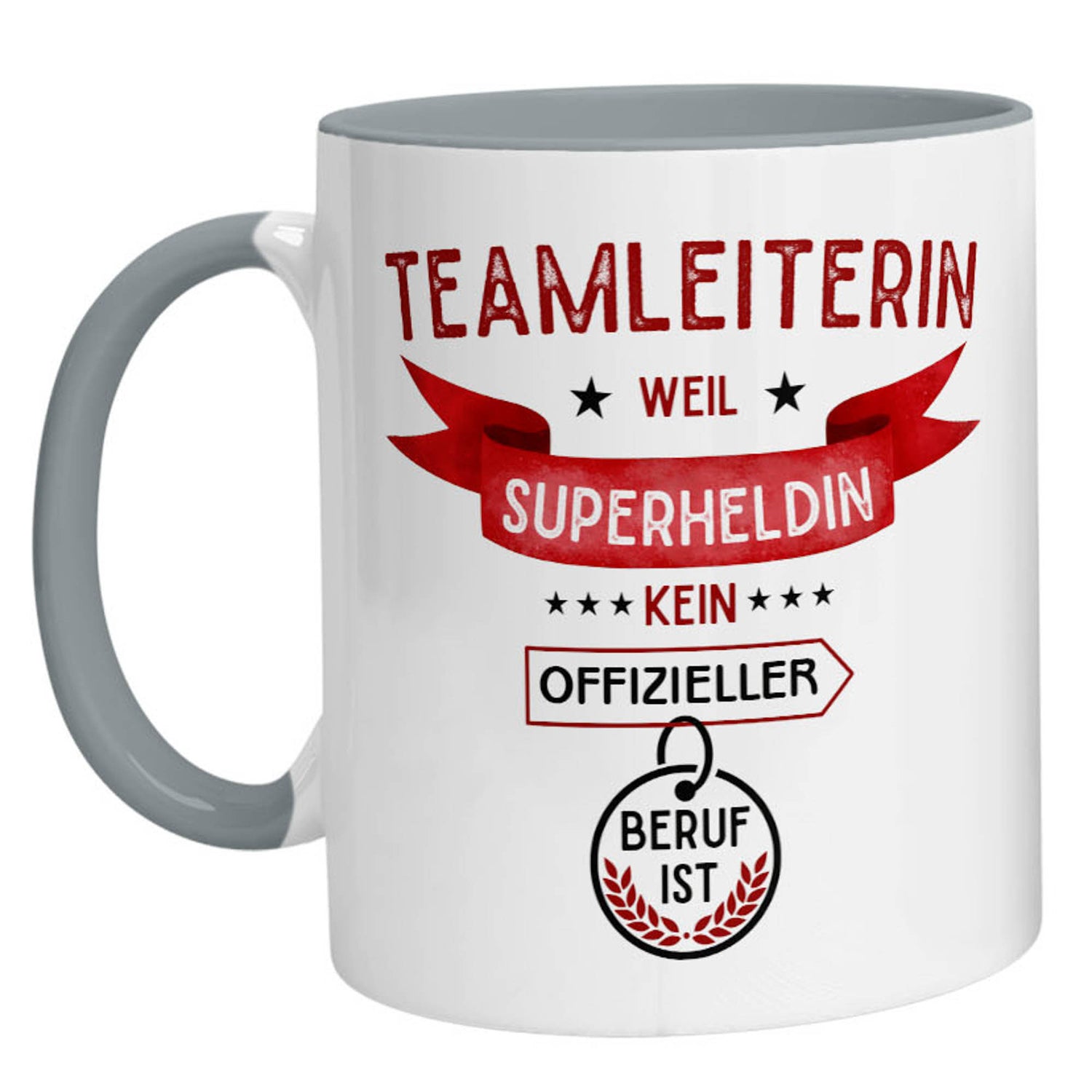 Tasse - Superheldin Teamleiterin - Zwergenstick