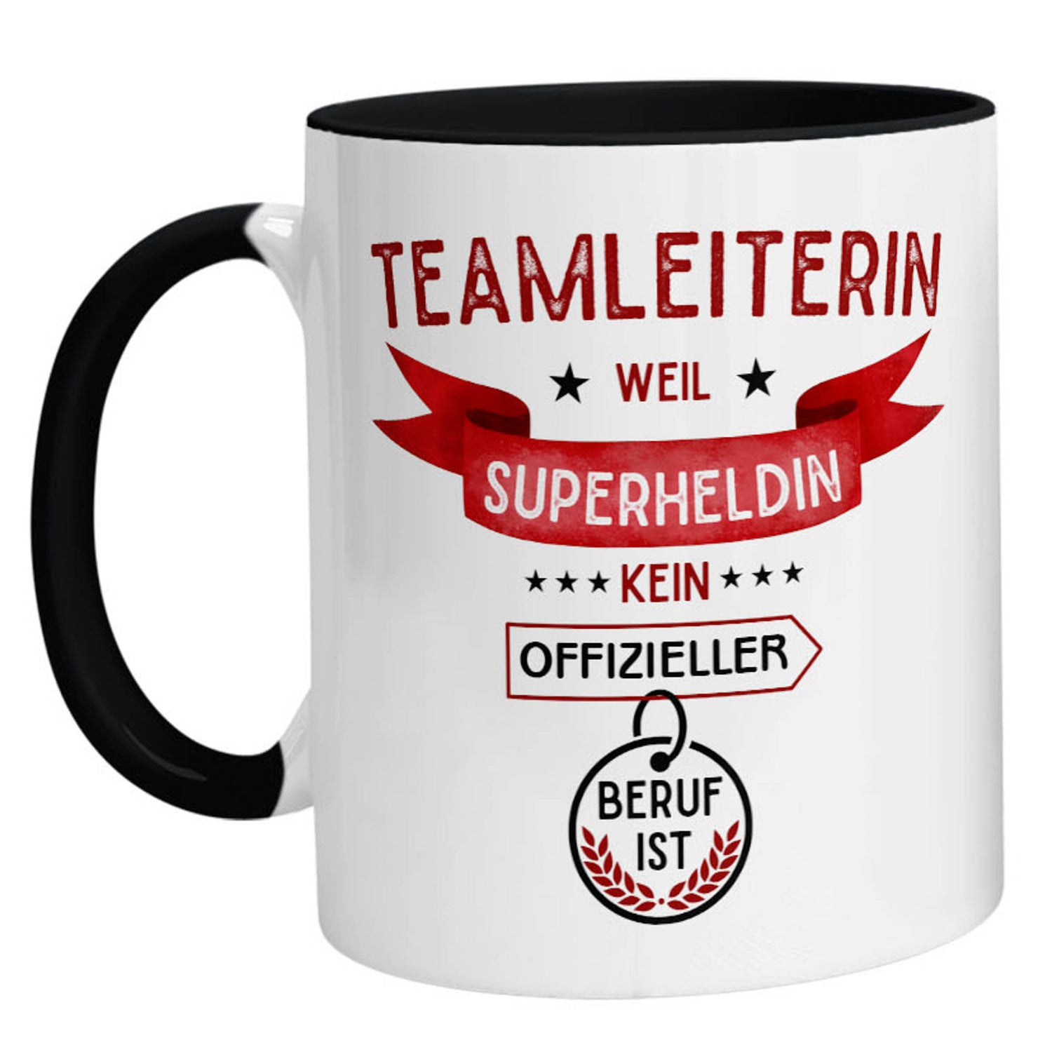 Tasse - Superheldin Teamleiterin - Zwergenstick