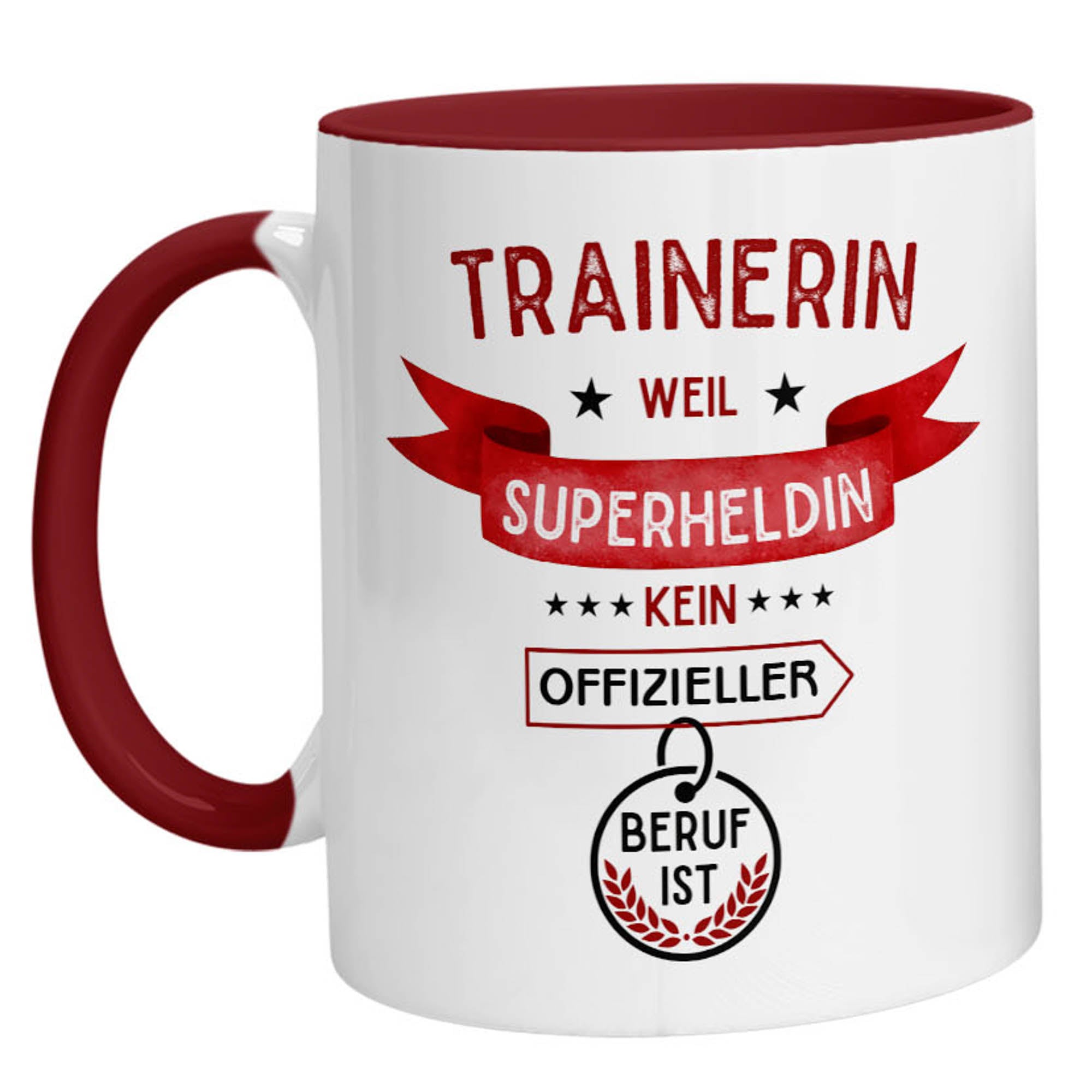 Tasse - Superheldin Trainerin - Zwergenstick