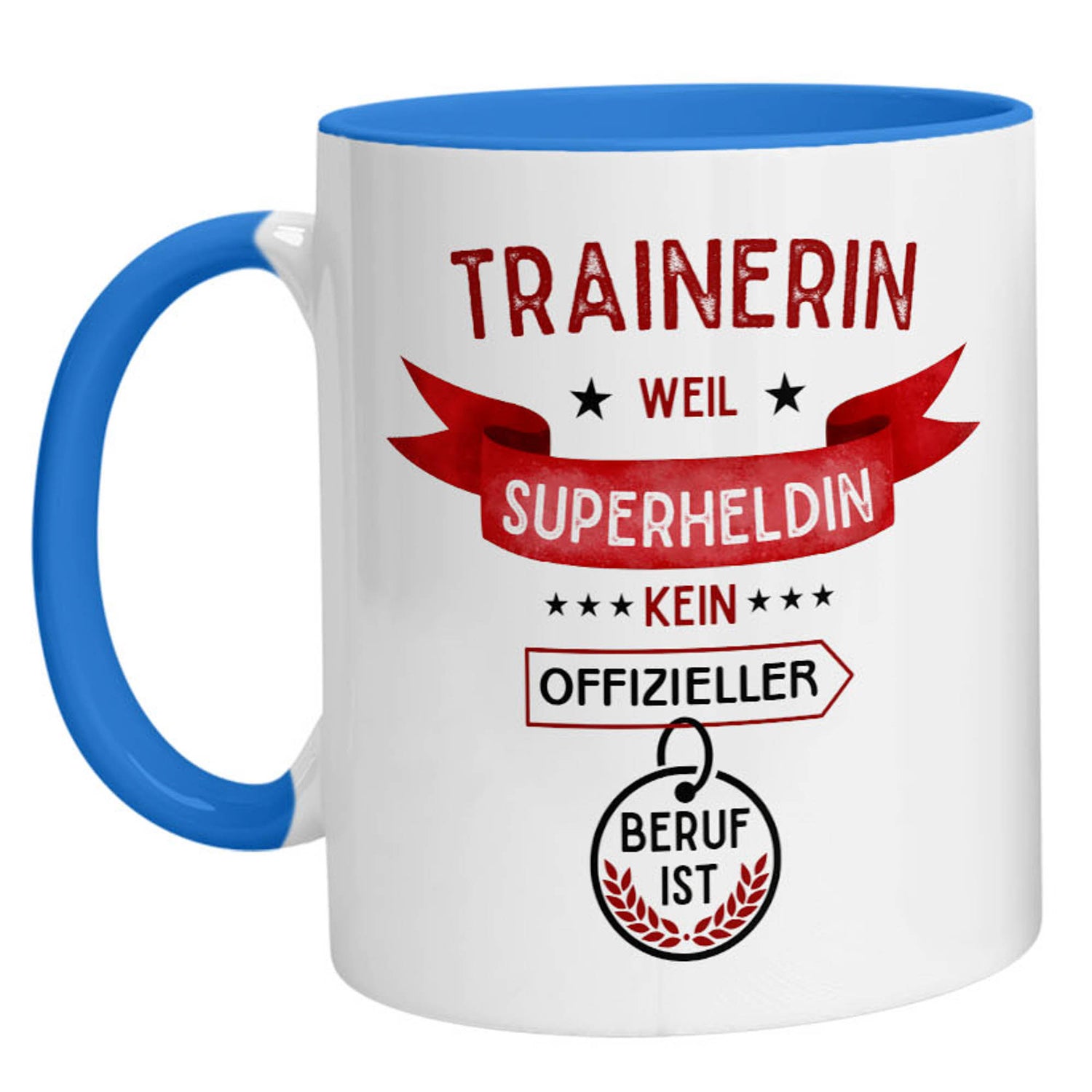Tasse - Superheldin Trainerin - Zwergenstick