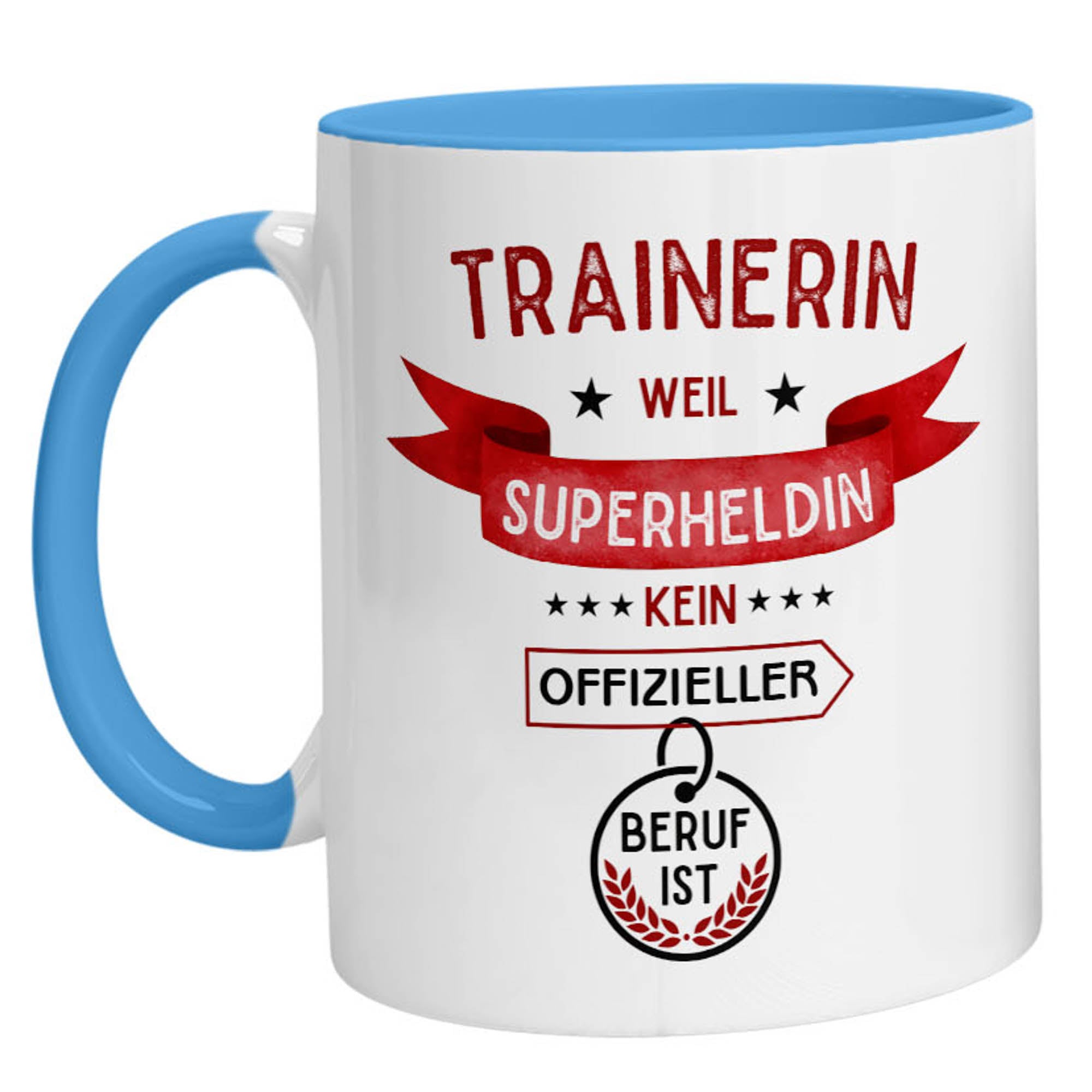 Tasse - Superheldin Trainerin - Zwergenstick