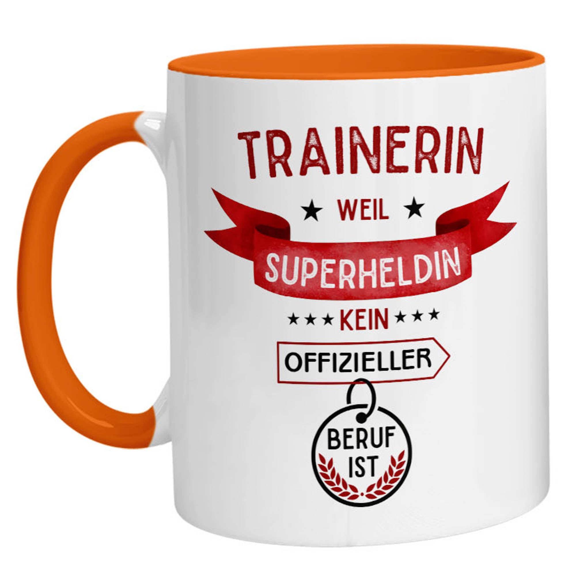 Tasse - Superheldin Trainerin - Zwergenstick