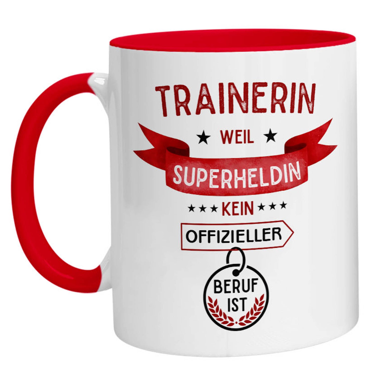 Tasse - Superheldin Trainerin - Zwergenstick