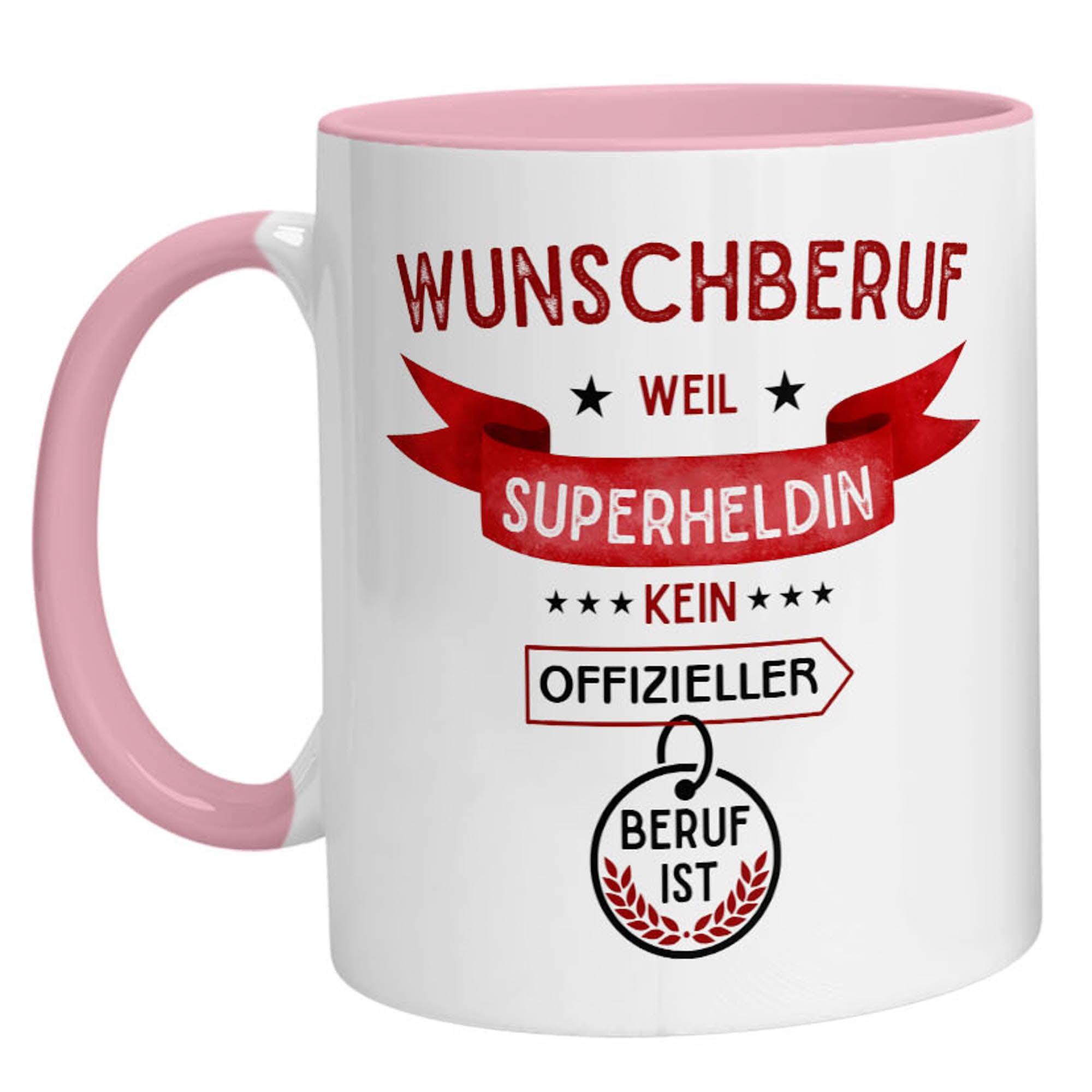 Tasse - Superheldin Wunschberuf - Zwergenstick