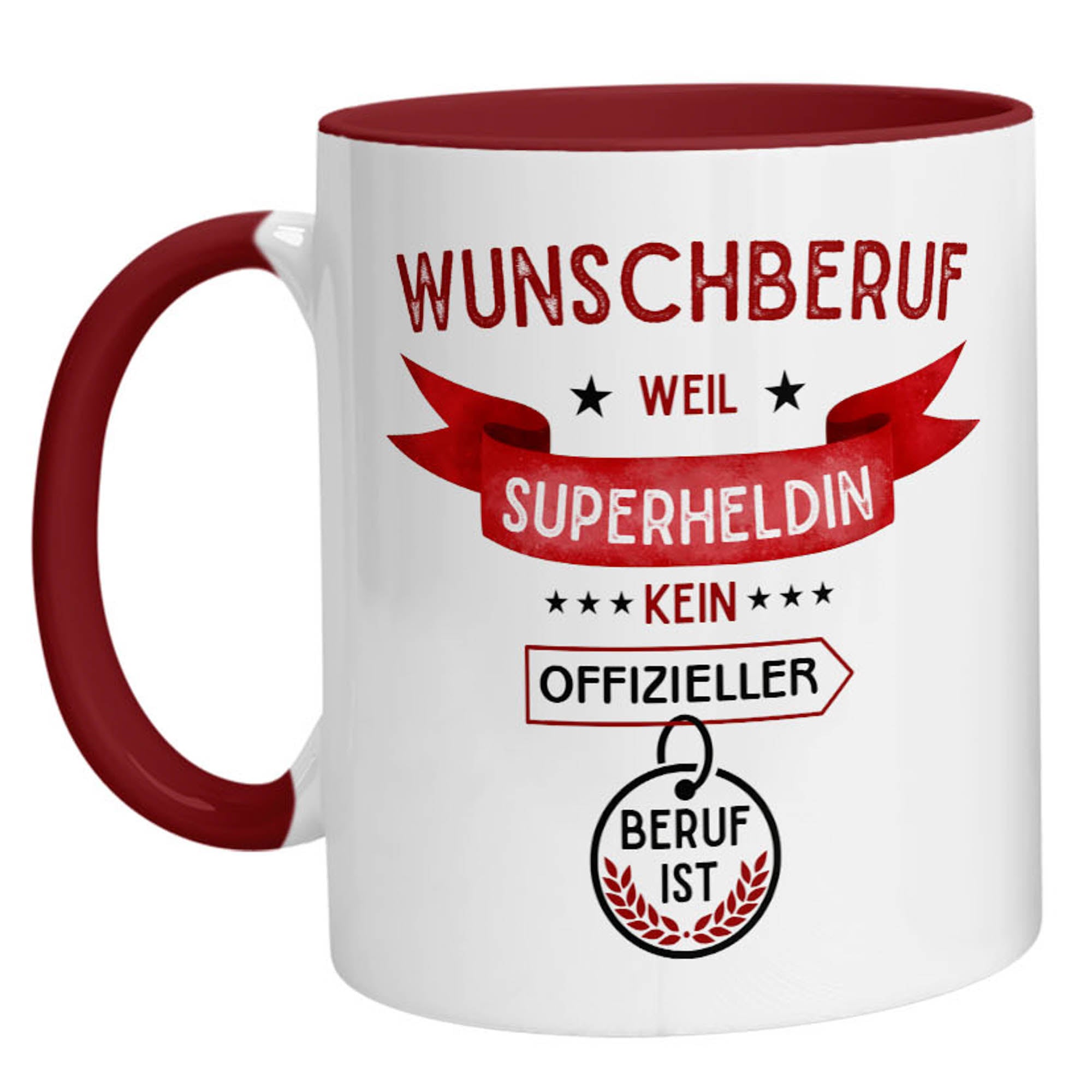 Tasse - Superheldin Wunschberuf - Zwergenstick