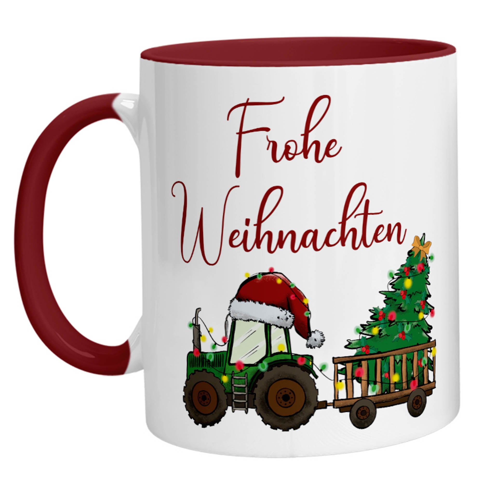 Tasse – Frohe Weihnachten Trecker - Zwergenstick