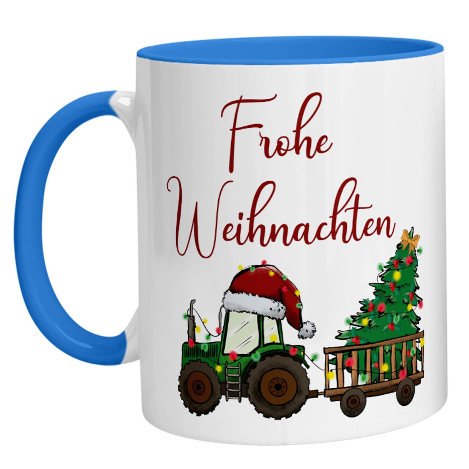 Tasse – Frohe Weihnachten Trecker - Zwergenstick