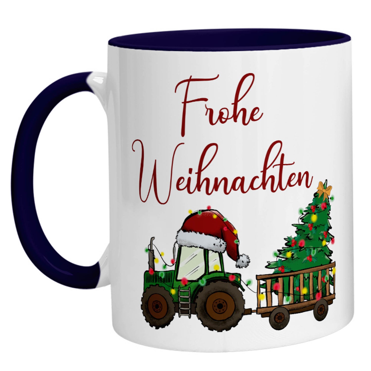 Tasse – Frohe Weihnachten Trecker - Zwergenstick