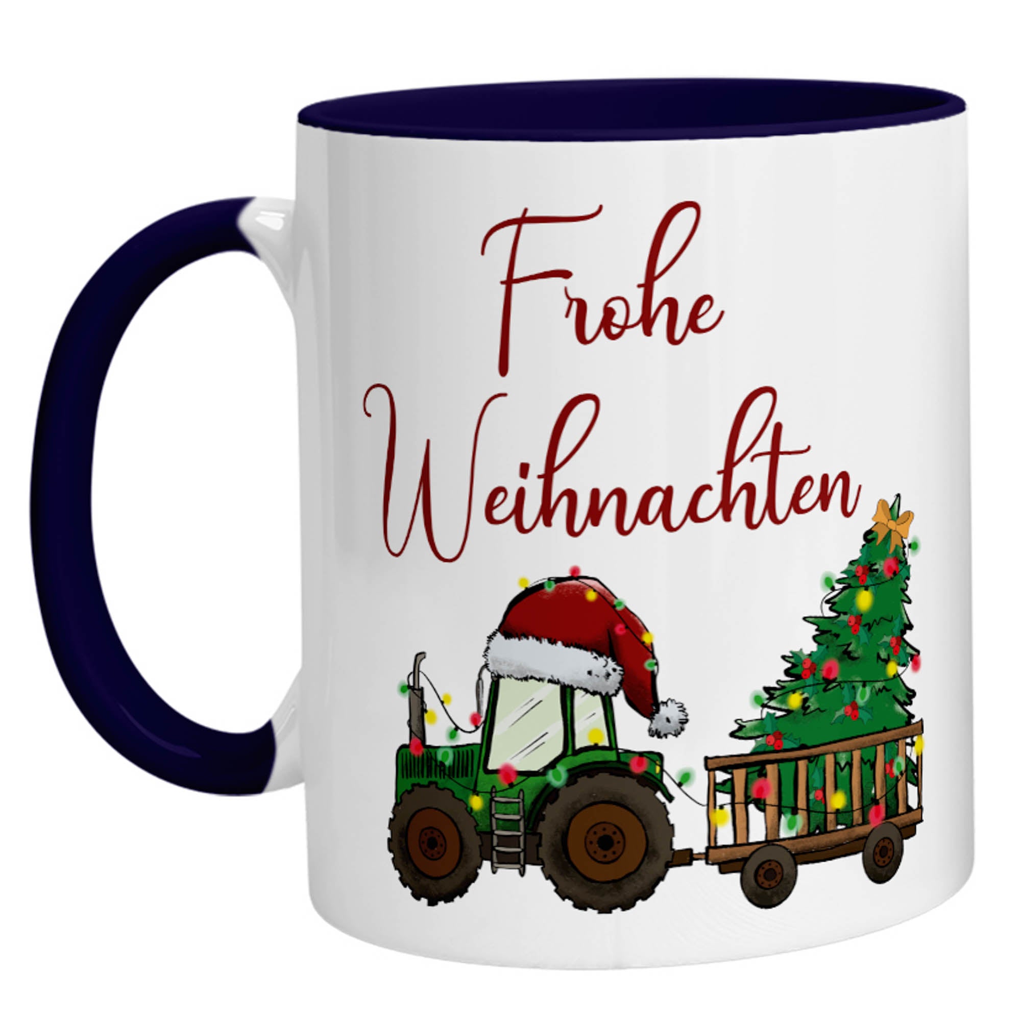 Tasse – Frohe Weihnachten Trecker - Zwergenstick