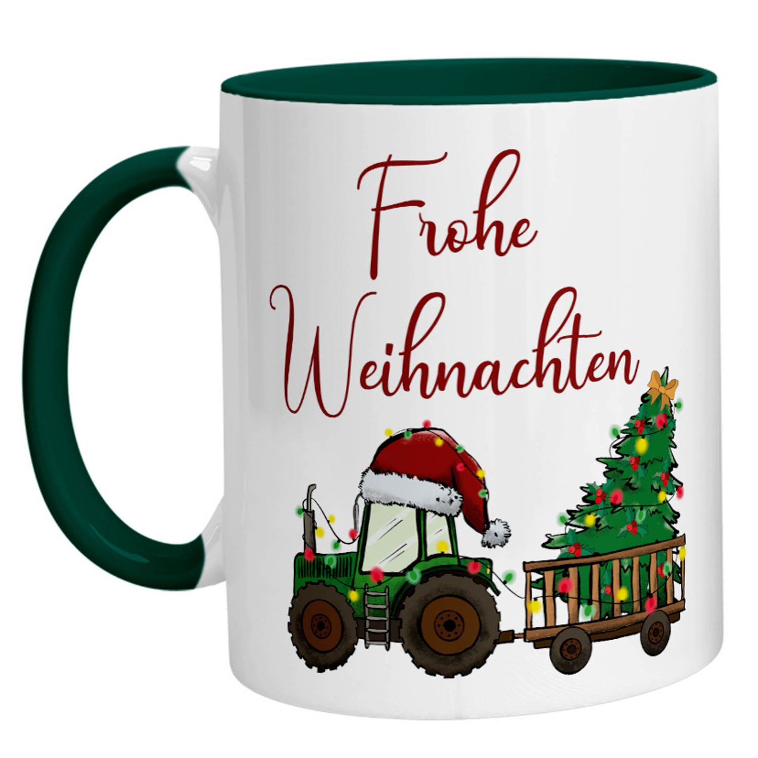 Tasse – Frohe Weihnachten Trecker - Zwergenstick