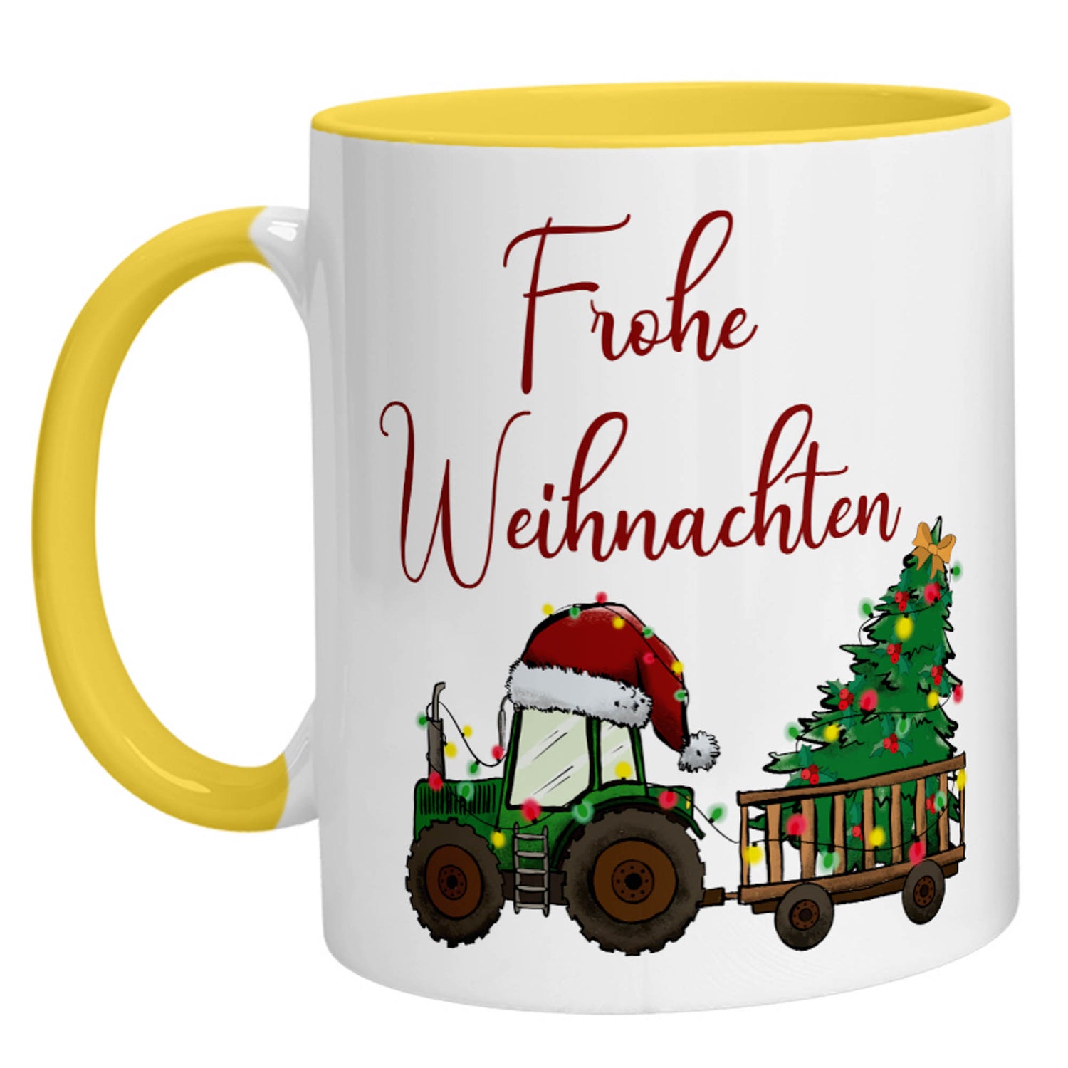 Tasse – Frohe Weihnachten Trecker - Zwergenstick