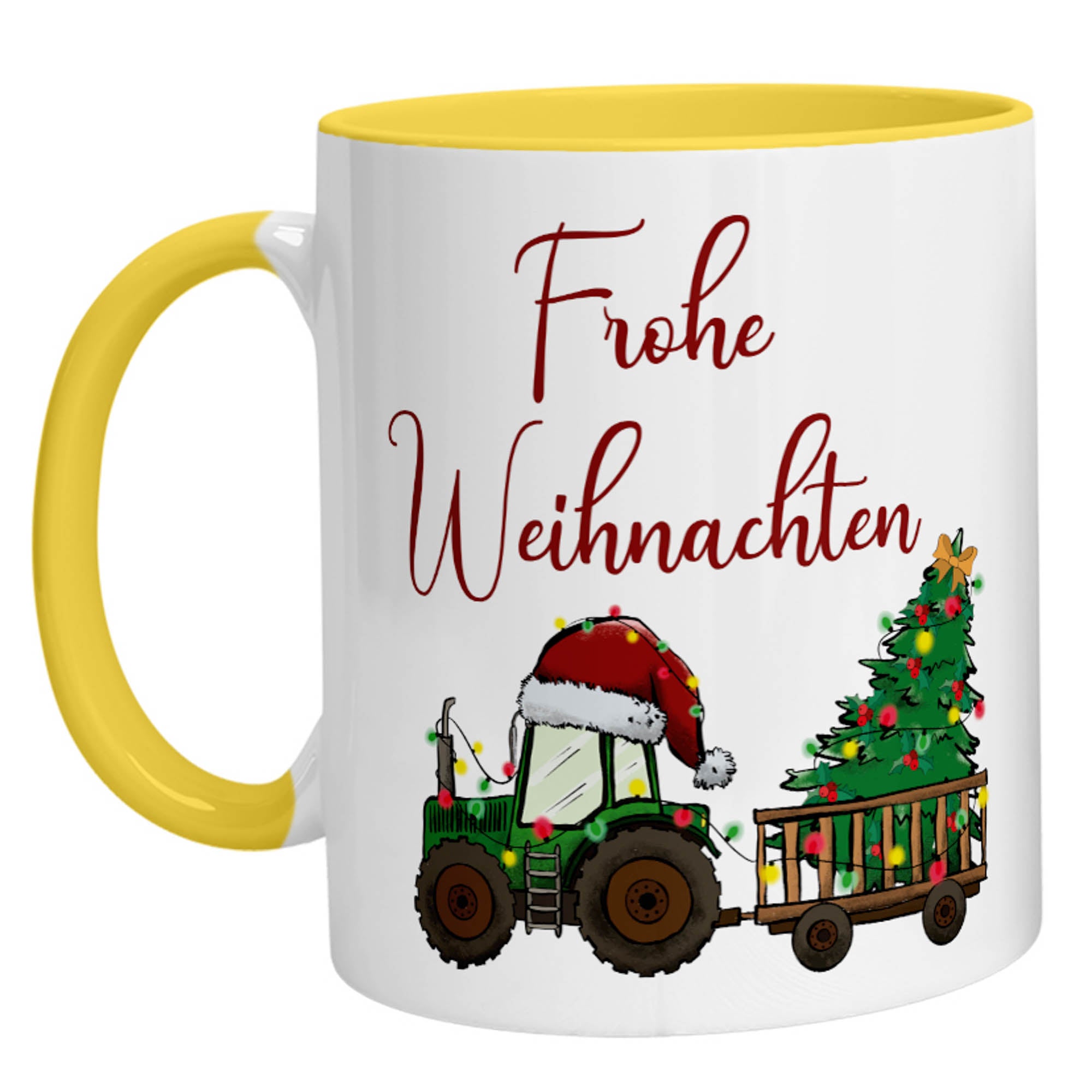 Tasse – Frohe Weihnachten Trecker - Zwergenstick