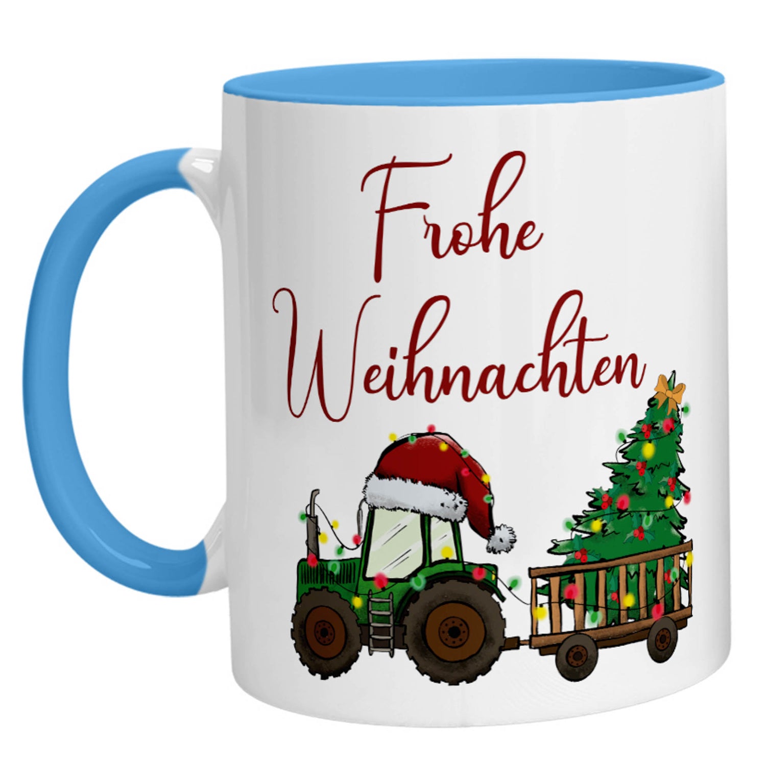 Tasse – Frohe Weihnachten Trecker - Zwergenstick